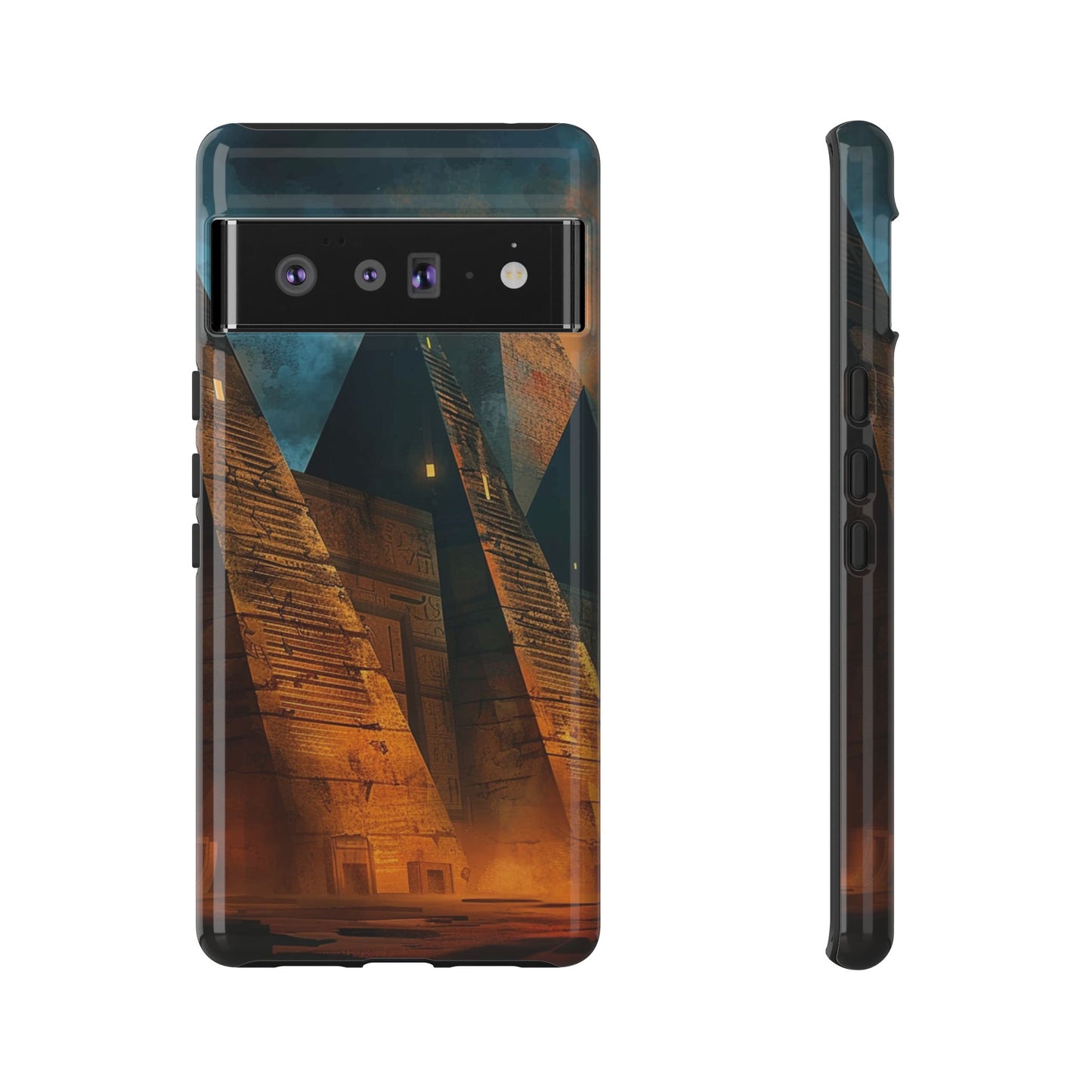 Ancient Egyptian Pyramids Sunset - Tough Google Pixel Case