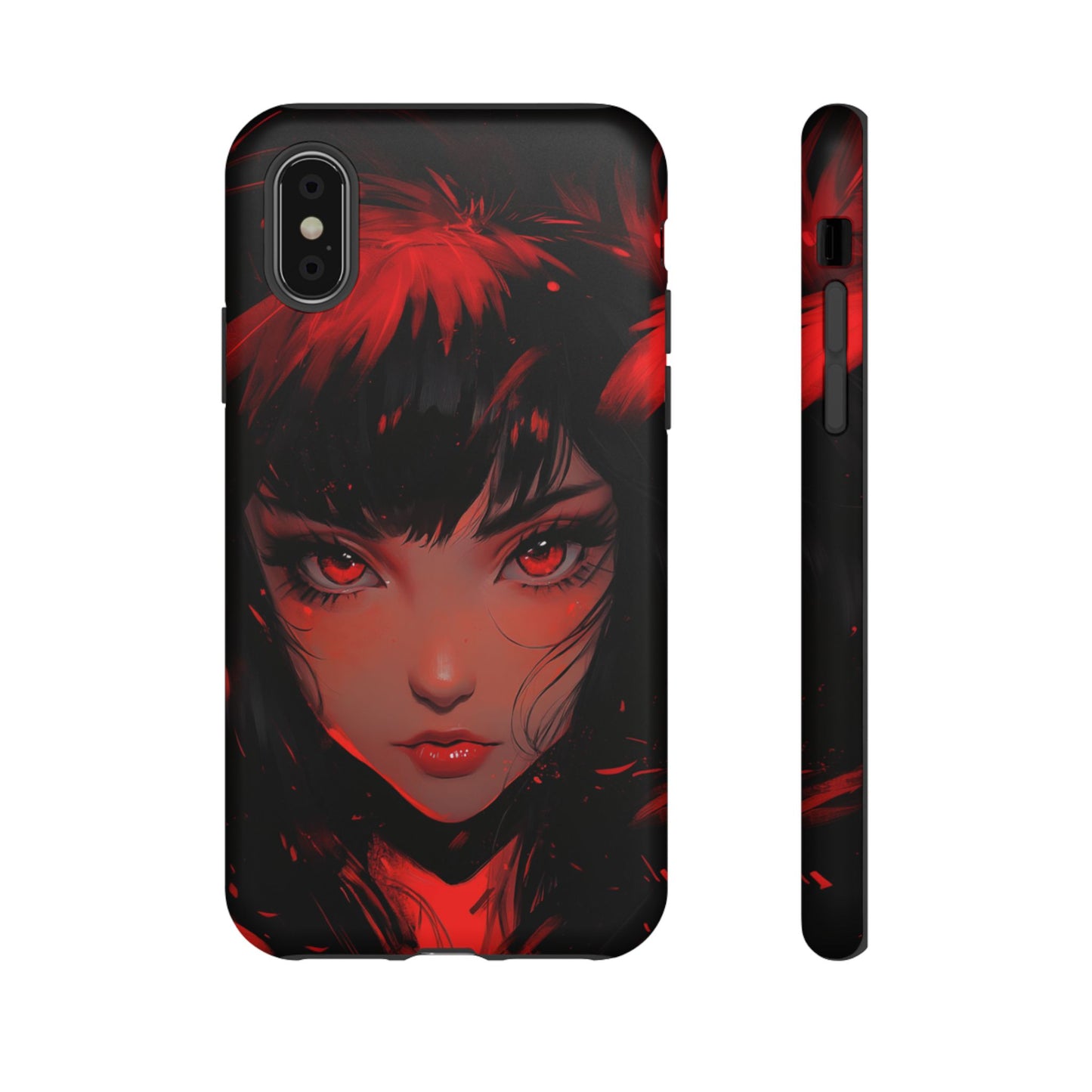 Fiery Gaze Anime Phone Case – iPhone, Google Pixel, Samsung Galaxy