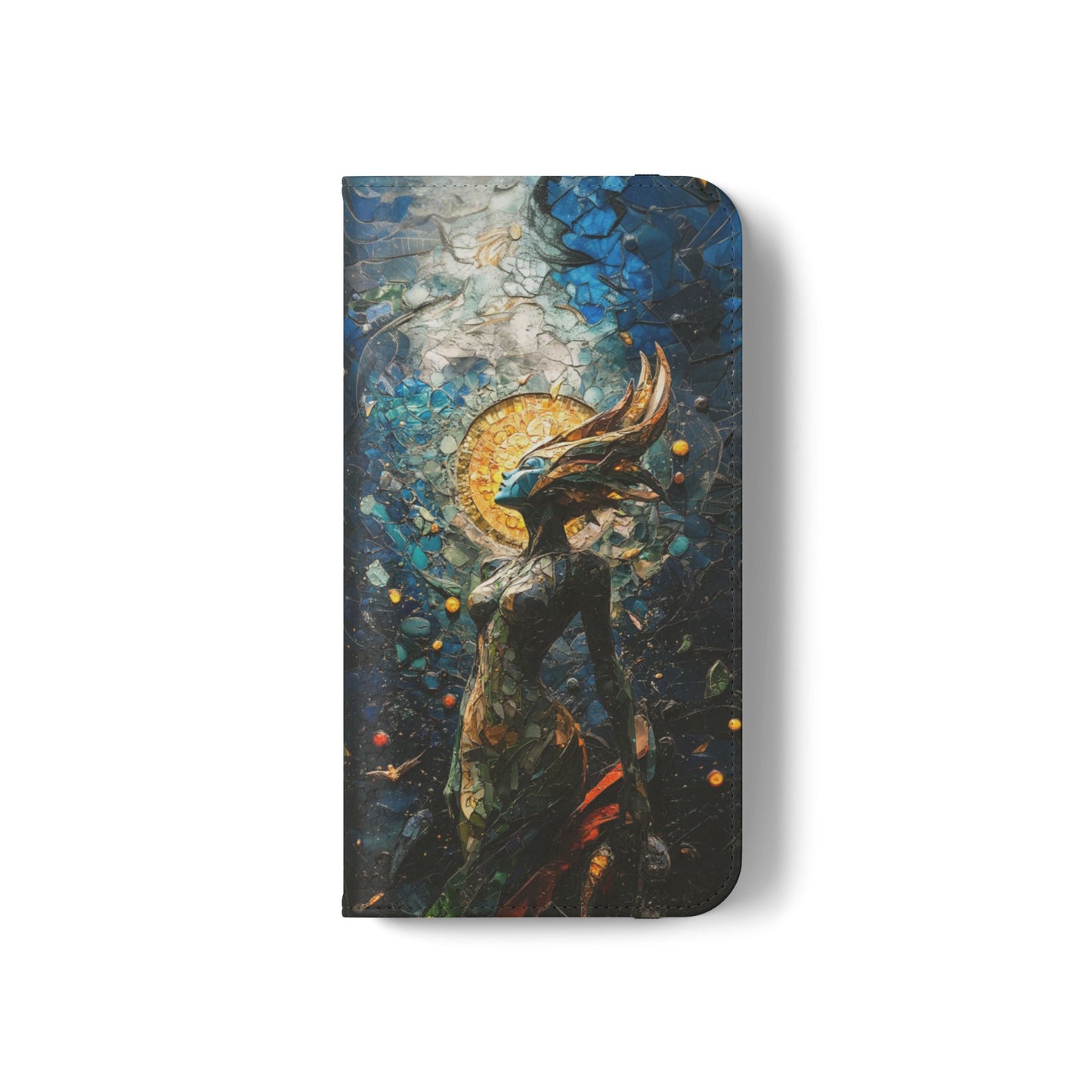 Stained Glass Goddess - Wallet Flip Case