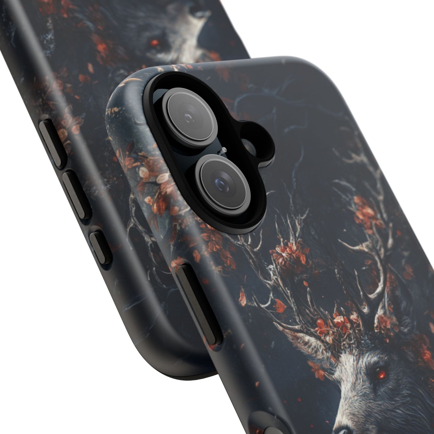 Crimson Stag Blossom – Tough iPhone Case