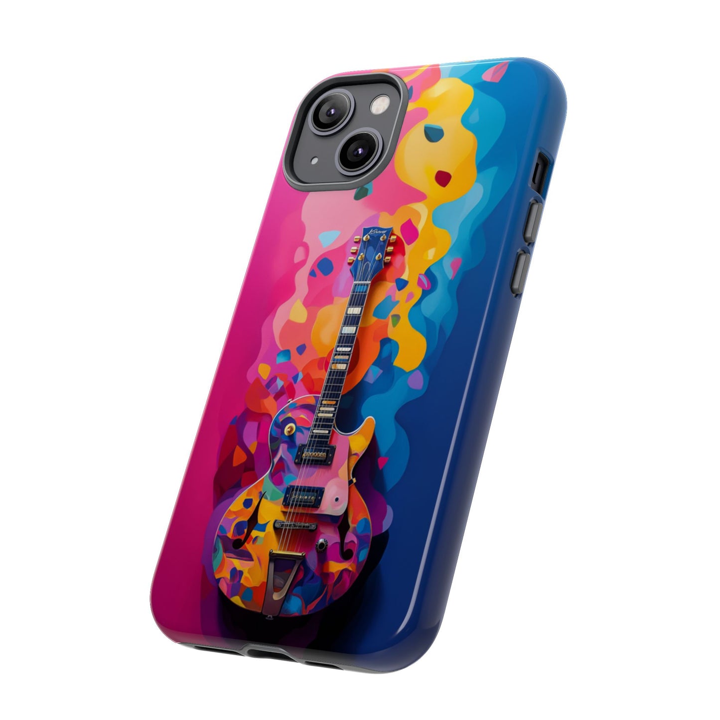 Vibrant Abstract Guitar Phone Case - iPhone, Google Pixel, Samsung Galaxy