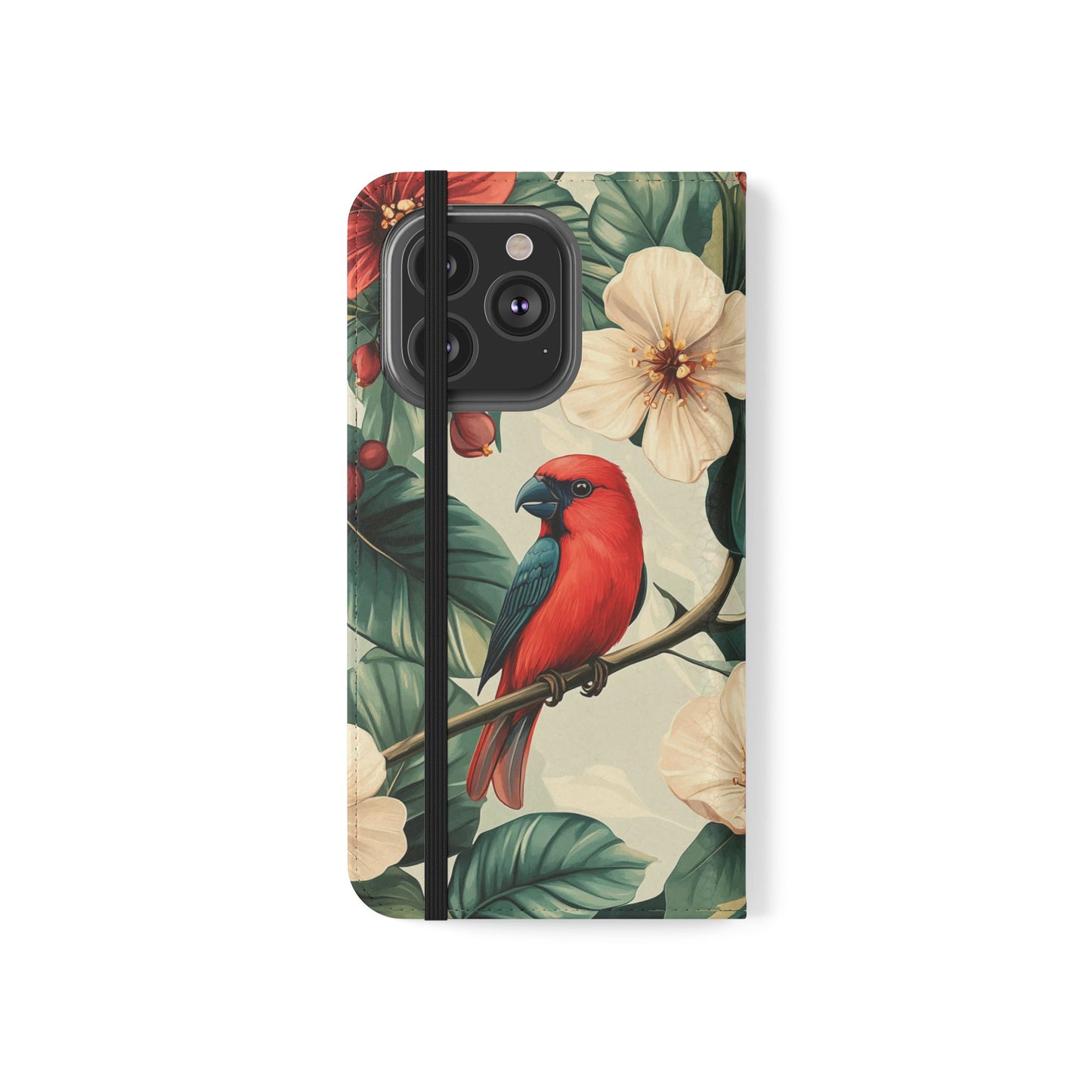Scarlet Songbird - Wallet Flip Case