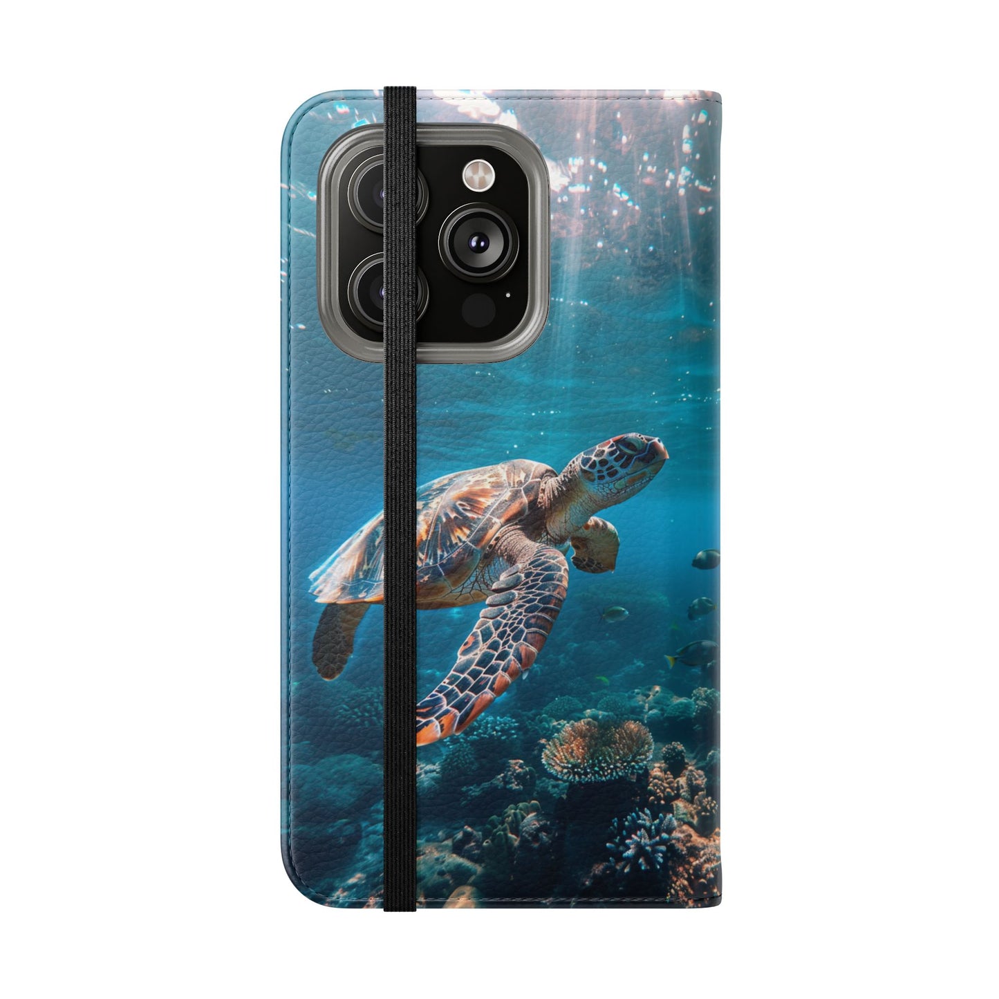 Ocean Guardian Sea Turtle - Wallet Flip Case