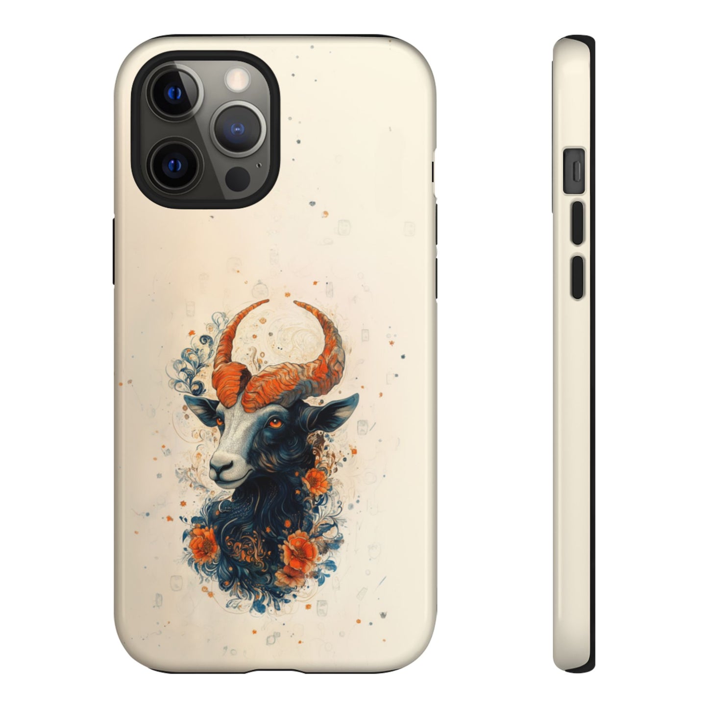 Capricorn Celestial Goat - Tough iPhone Case