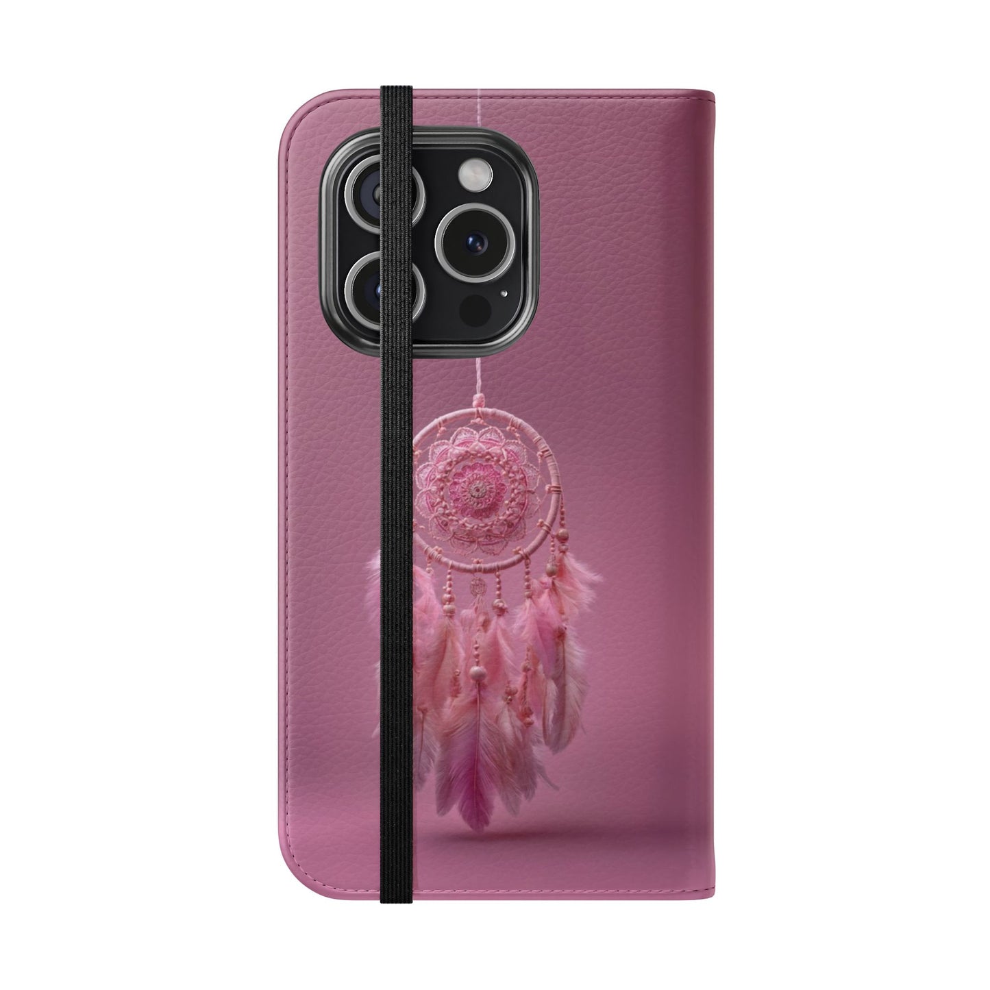 Pink Lace Dreamcatcher - Wallet Flip Case