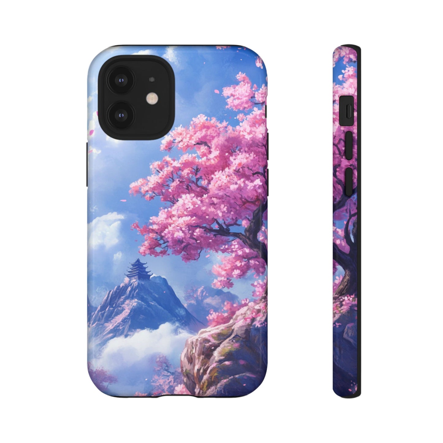 Sakura Sky Temple - Tough iPhone Case