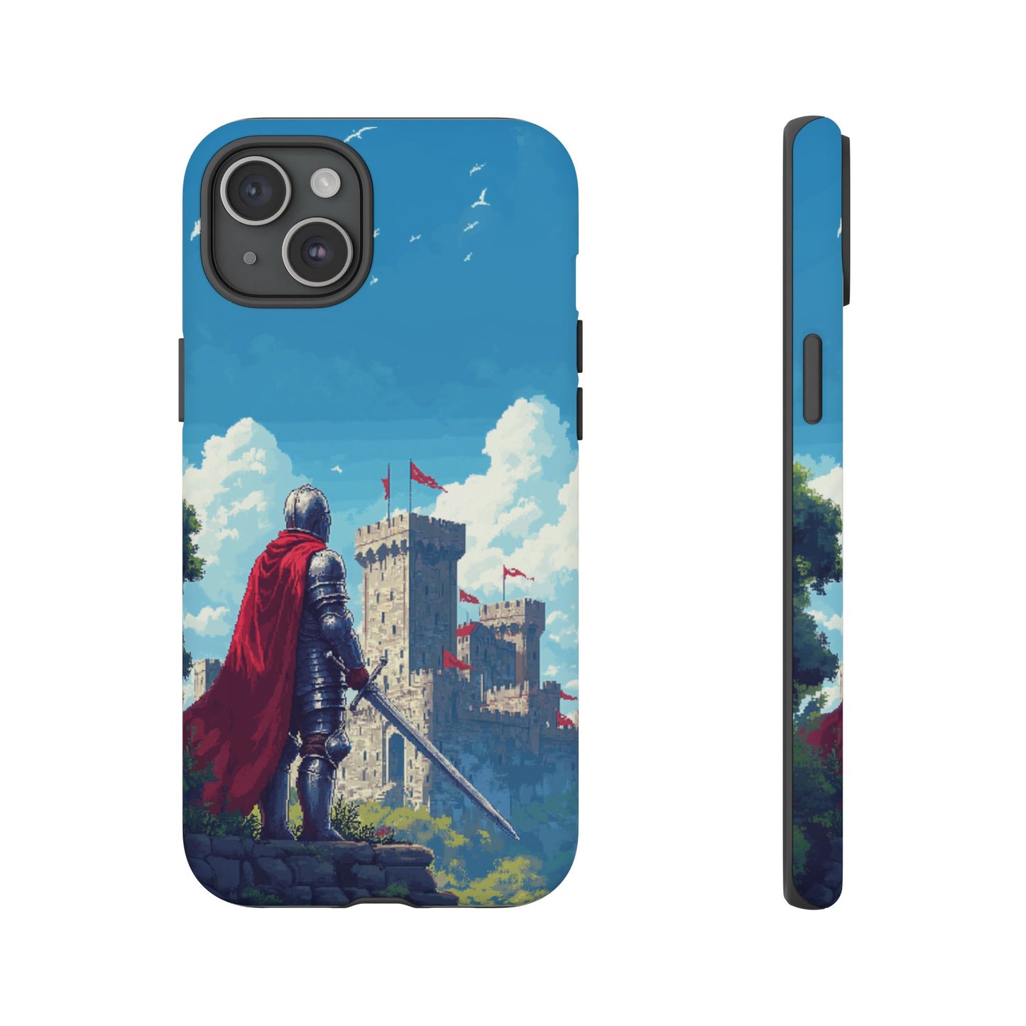 Pixel Knight Adventure Phone Case - iPhone, Google Pixel, Samsung Galaxy