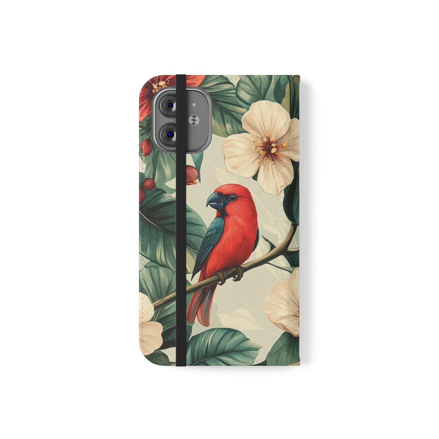 Scarlet Songbird - Wallet Flip Case