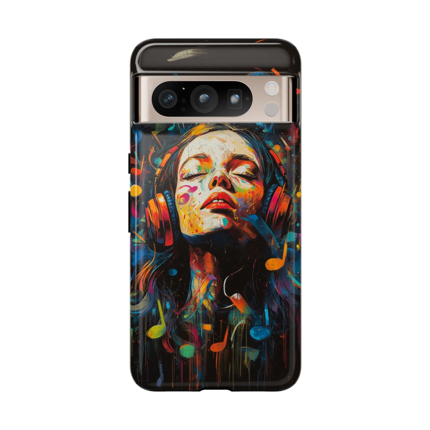 Vivid Musical Energy Graffiti Art Phone Case - iPhone, Google Pixel, Samsung Galaxy