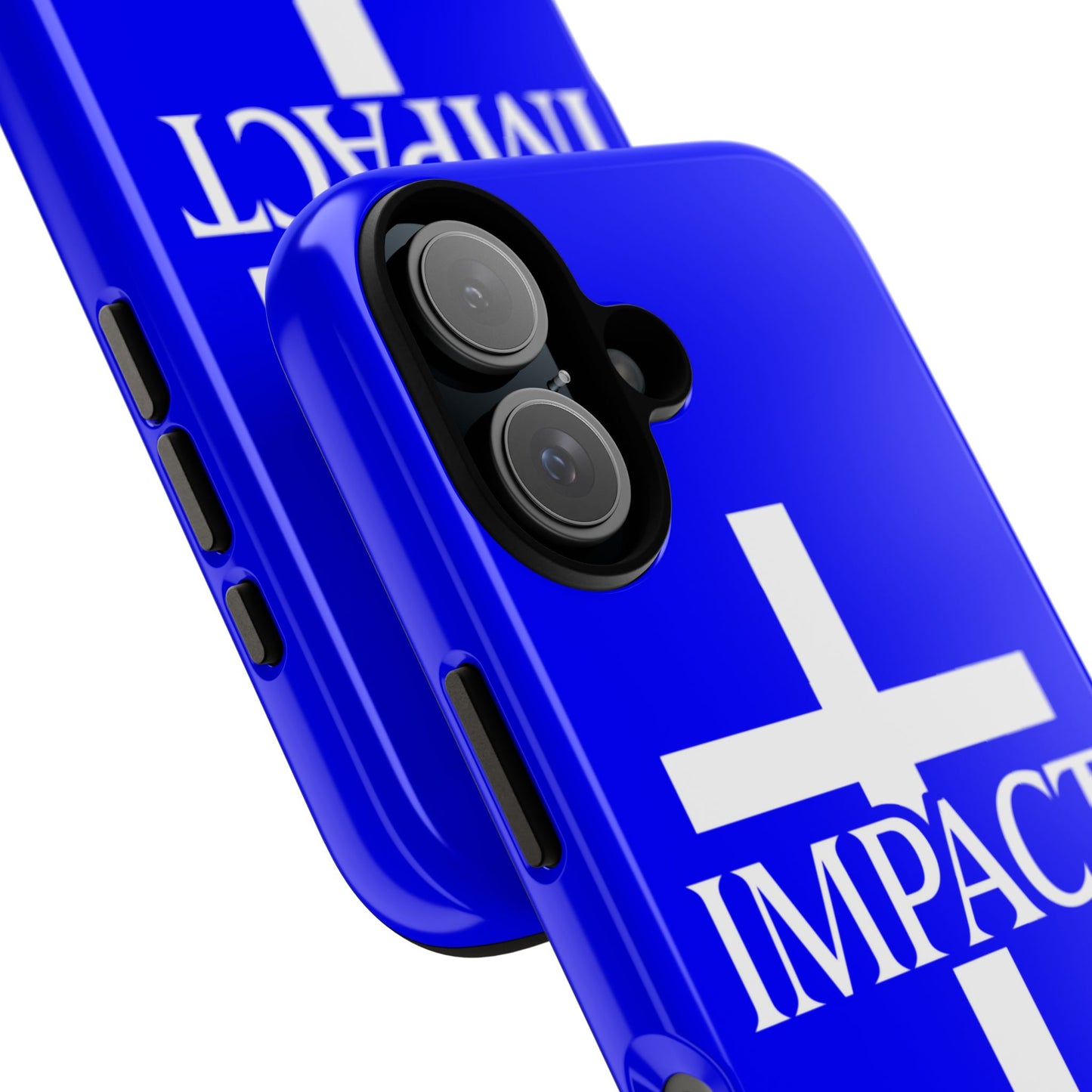 Impact Blue - Tough iPhone Case