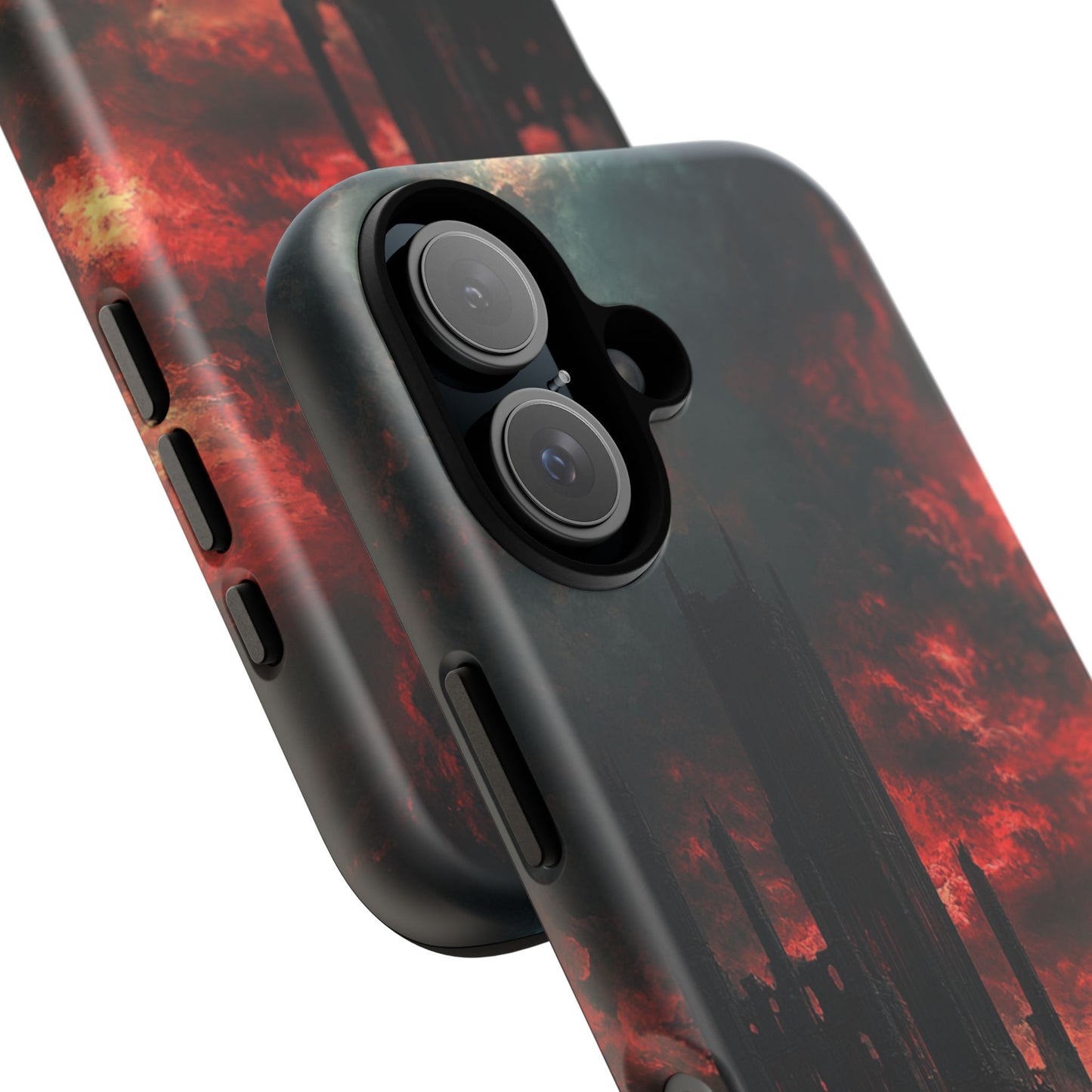 Crimson Dread Citadel – Tough iPhone Case