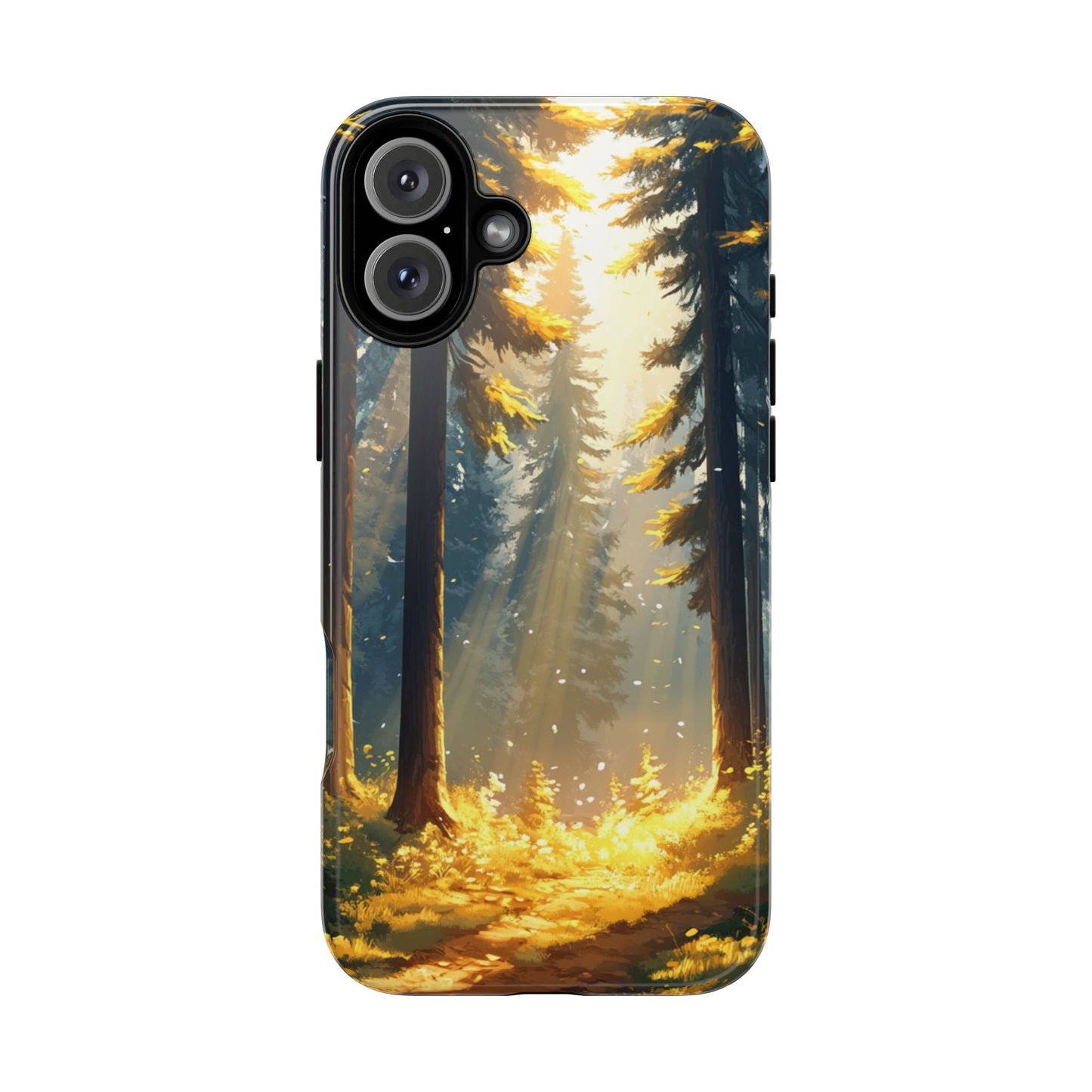 Golden Forest Path – Tough iPhone Case