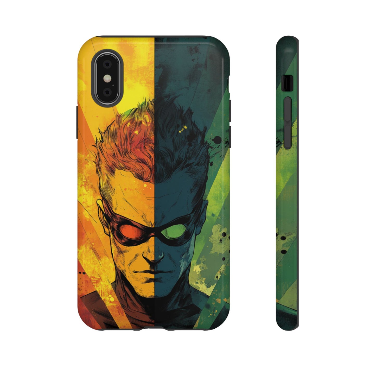 Split Spectrum Hero – Tough iPhone Case