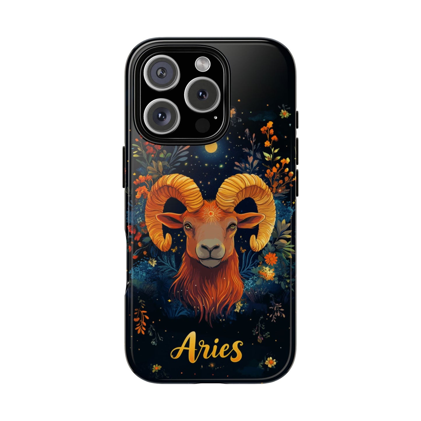Aries Celestial Bloom Phone Case – iPhone, Google Pixel, Samsung Galaxy
