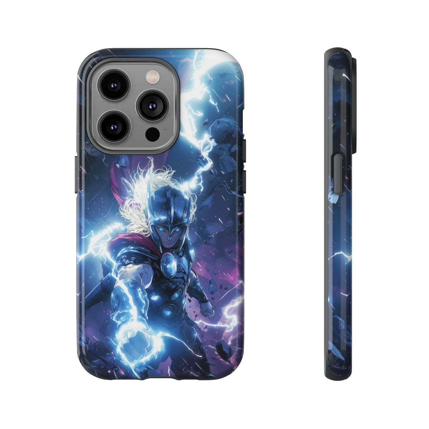 Lightning Fury: Thor Anime Action Phone Case - iPhone, Google Pixel, Samsung