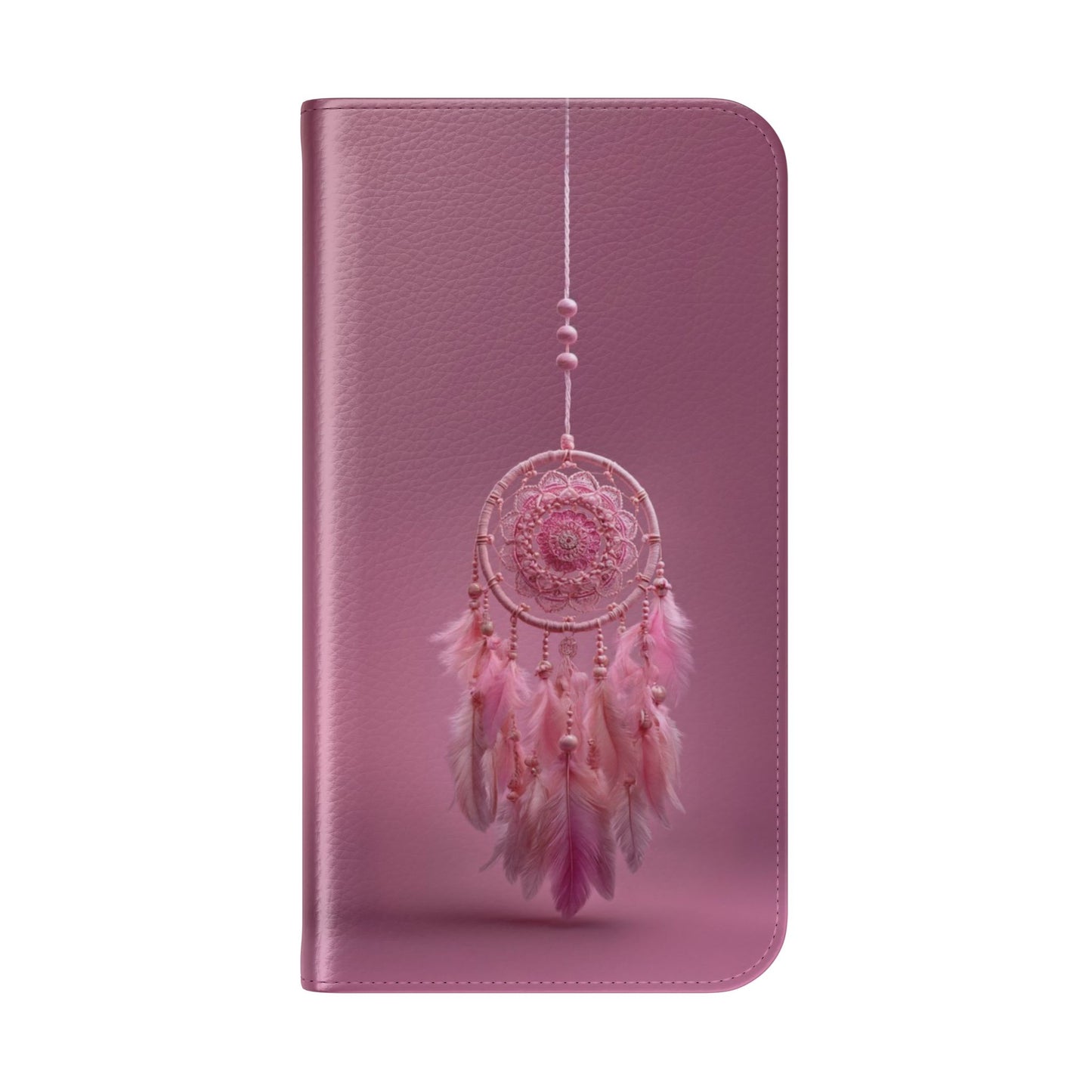 Pink Lace Dreamcatcher - Wallet Flip Case