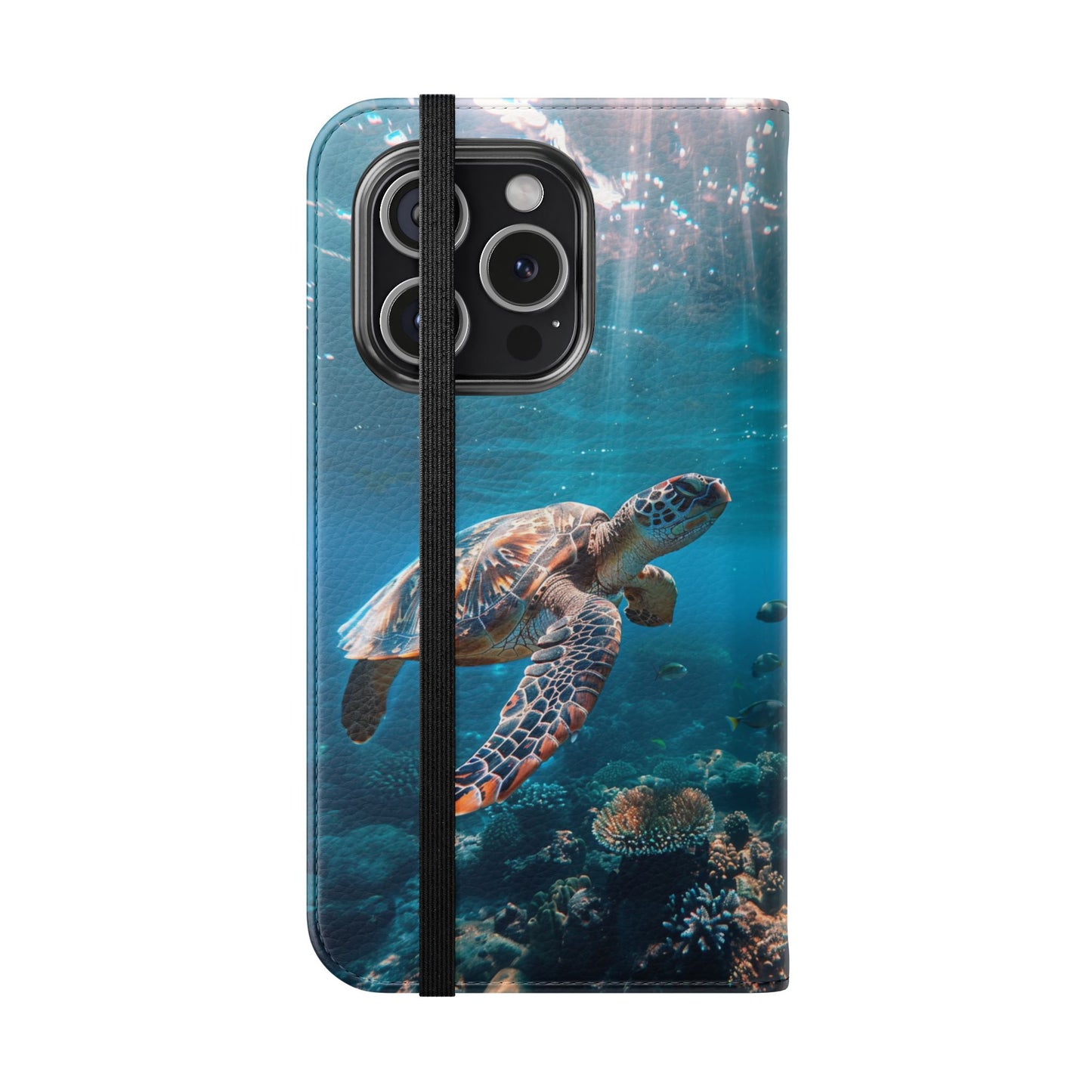 Ocean Guardian Sea Turtle - Wallet Flip Case