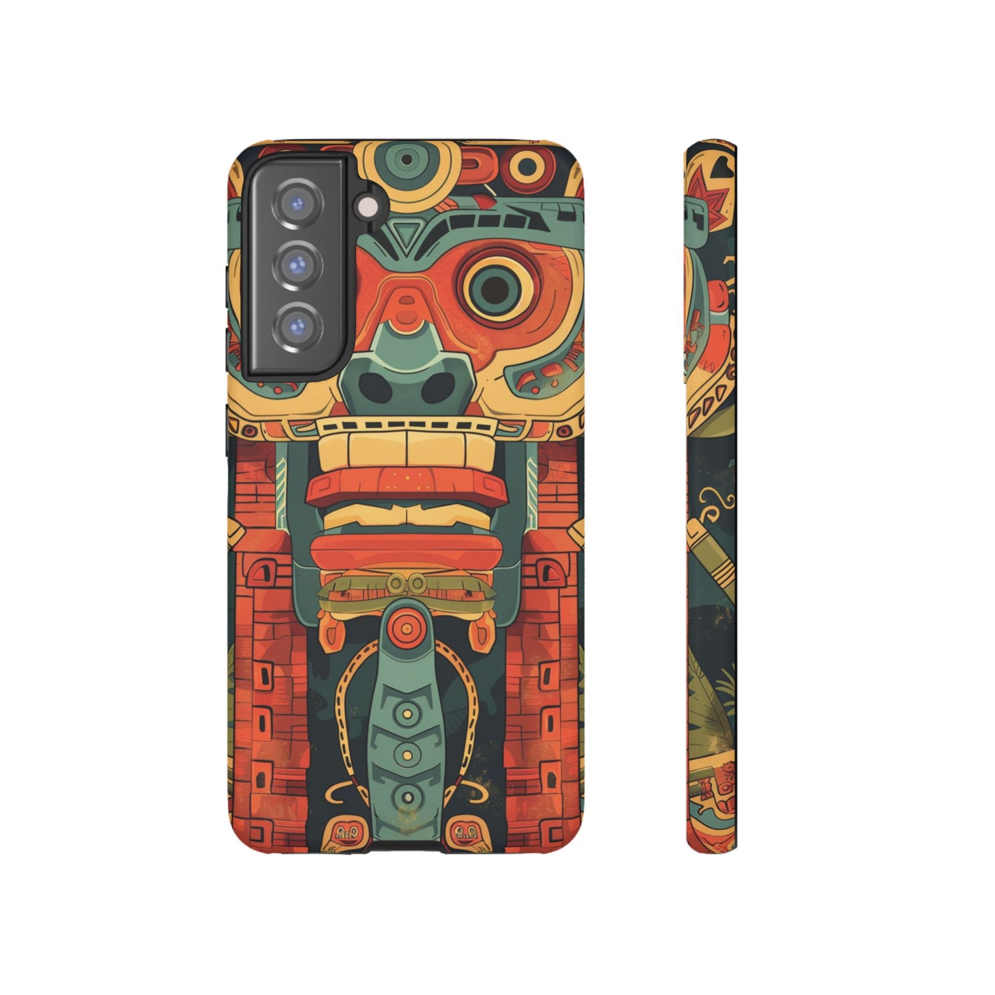 Vivid Ancient Glyphs Phone Case - iPhone, Google Pixel, Samsung