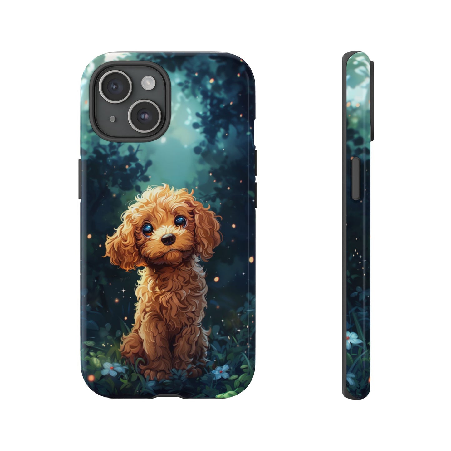 Forest Poodle - Tough iPhone Case
