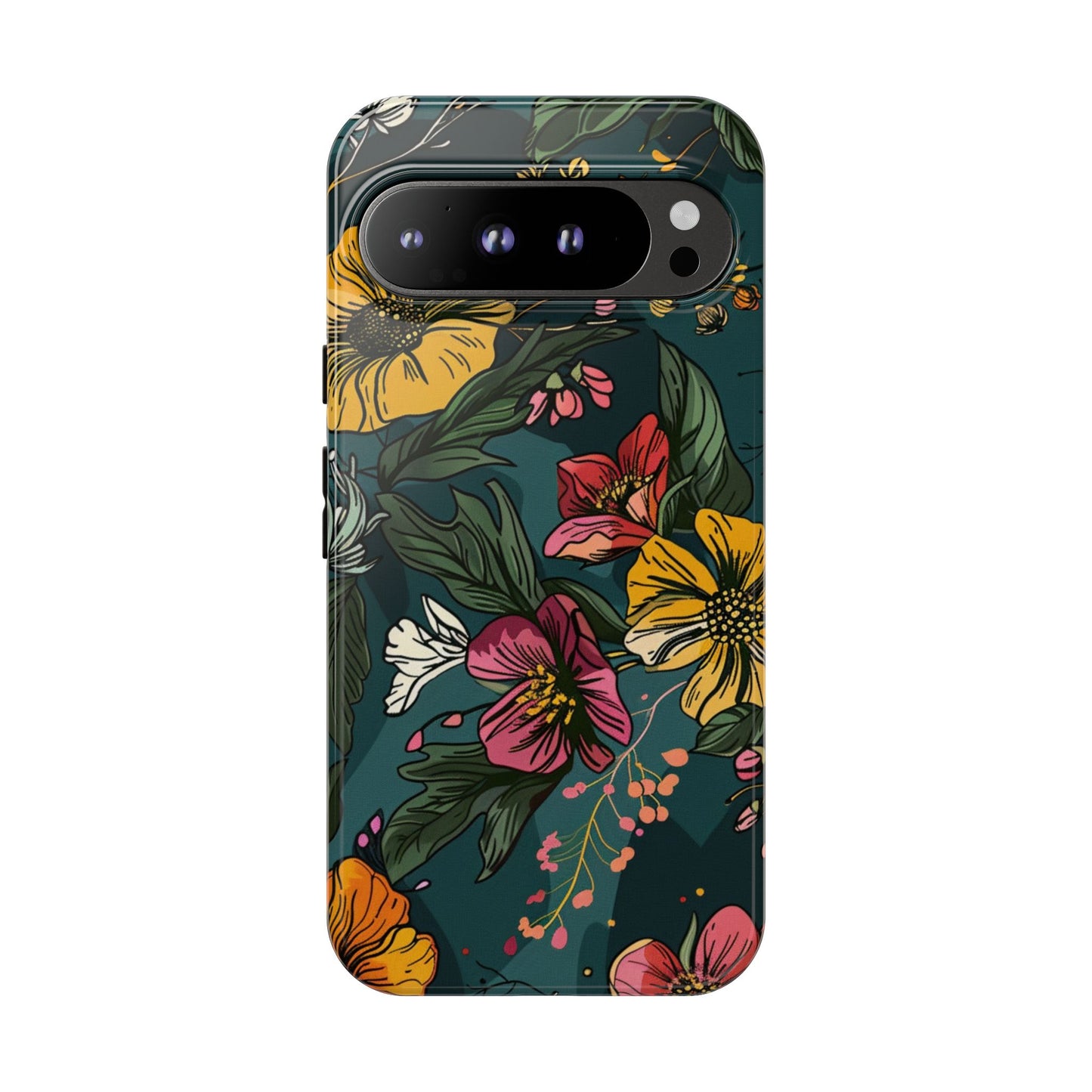 Vintage Floral Bloom – Tough Google Pixel Case