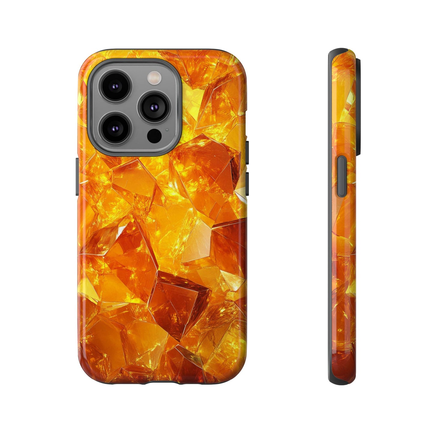 Amber Crystal Shards – Tough iPhone Case