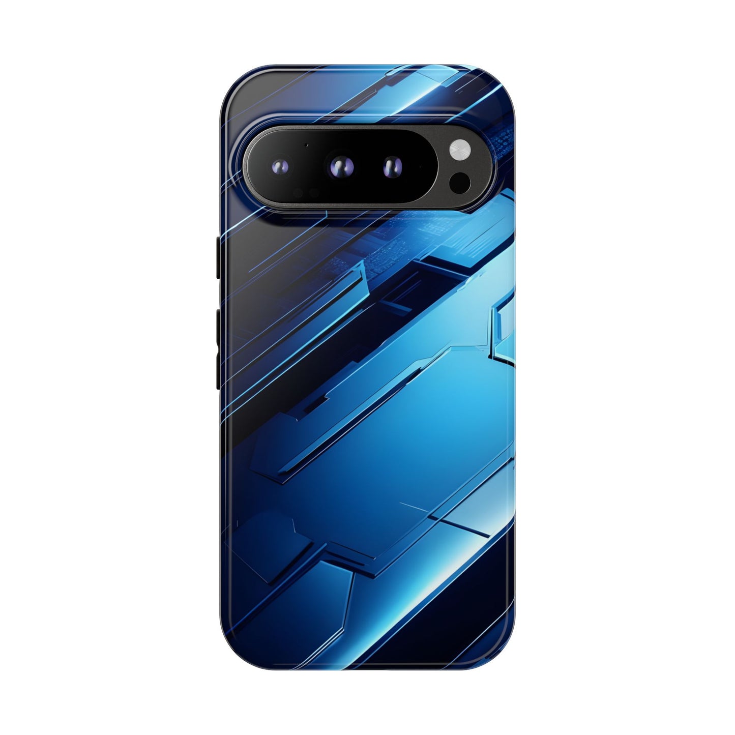 Blue Tech Matrix - Tough Google Pixel Case