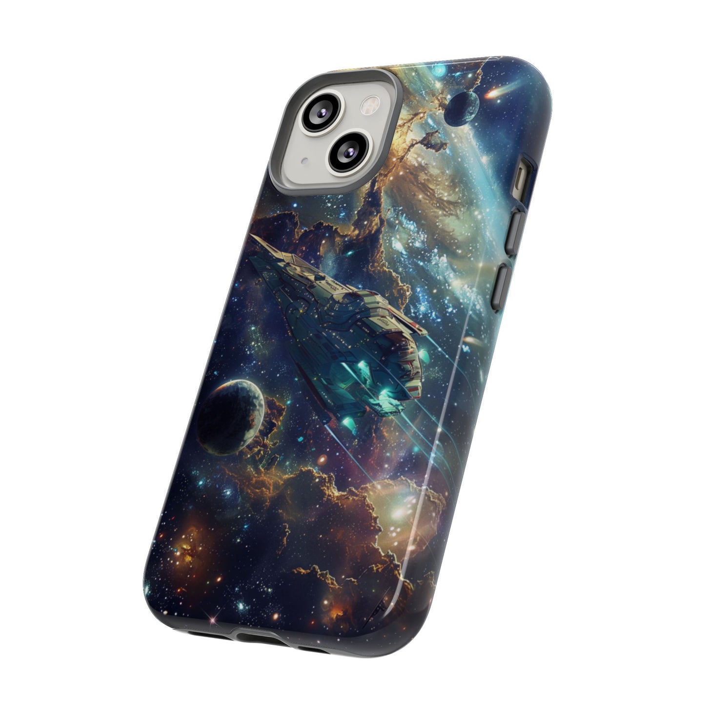 Galactic Voyage: Futuristic Spaceship - iPhone, Google Pixel, Samsung Galaxy