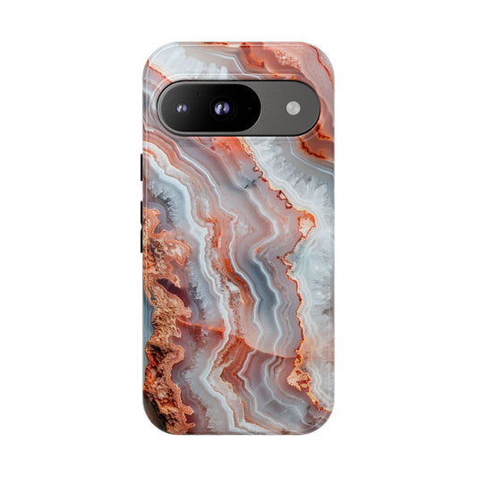 Rose Agate Currents – Tough Google Pixel Case