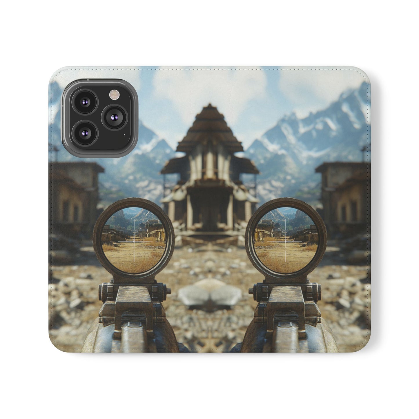 Desert Sniper Focus - Wallet Flip Case