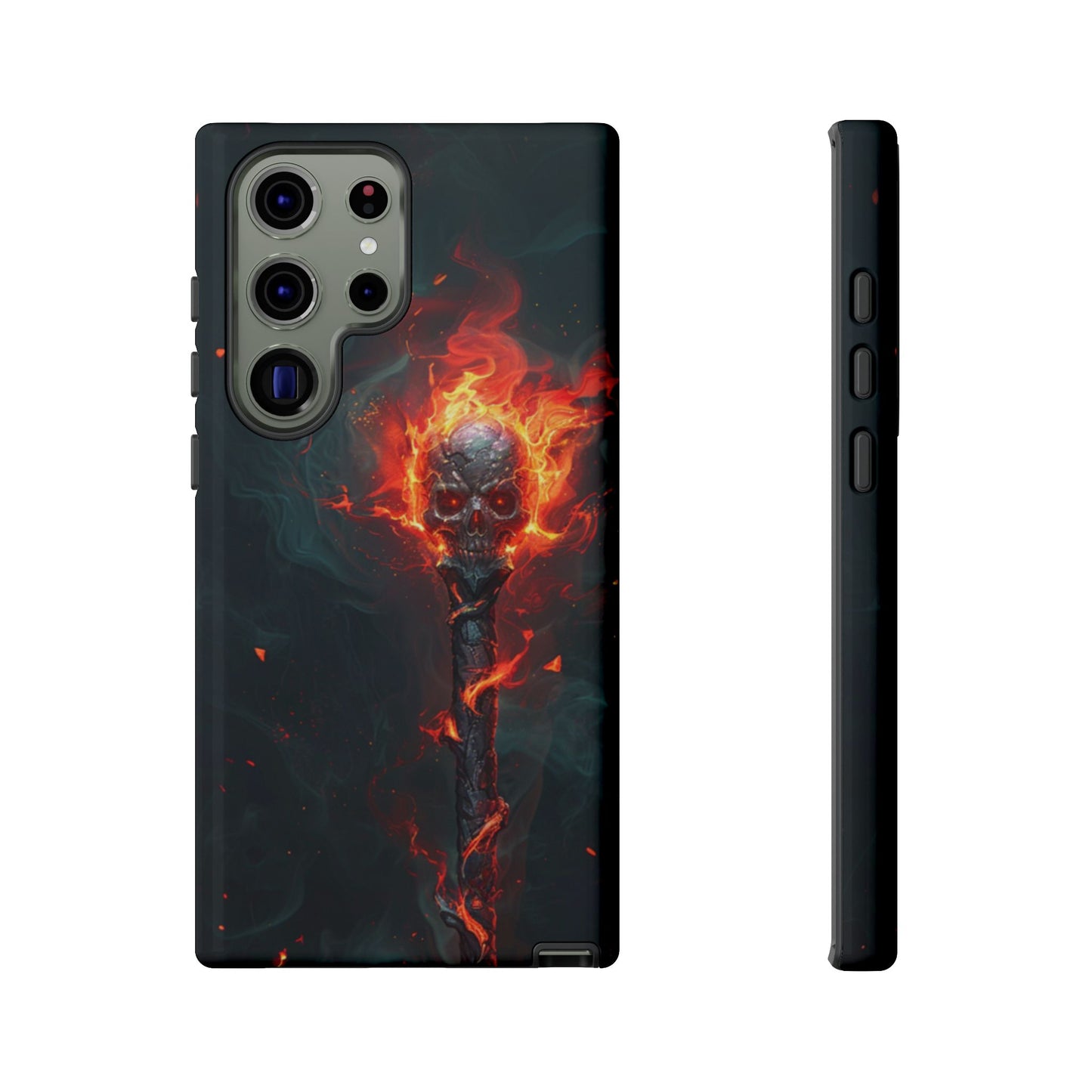 Inferno Skull Staff - Tough Samsung Galaxy Case