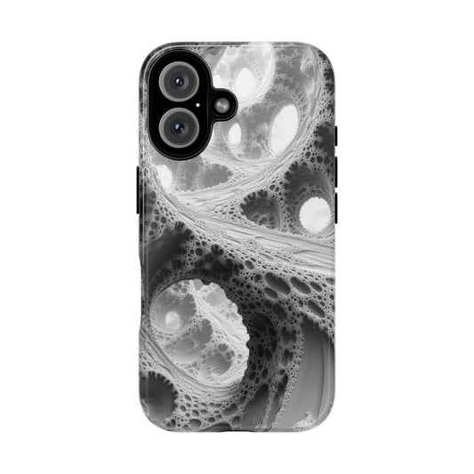 Monochrome Fractal – Tough iPhone Case