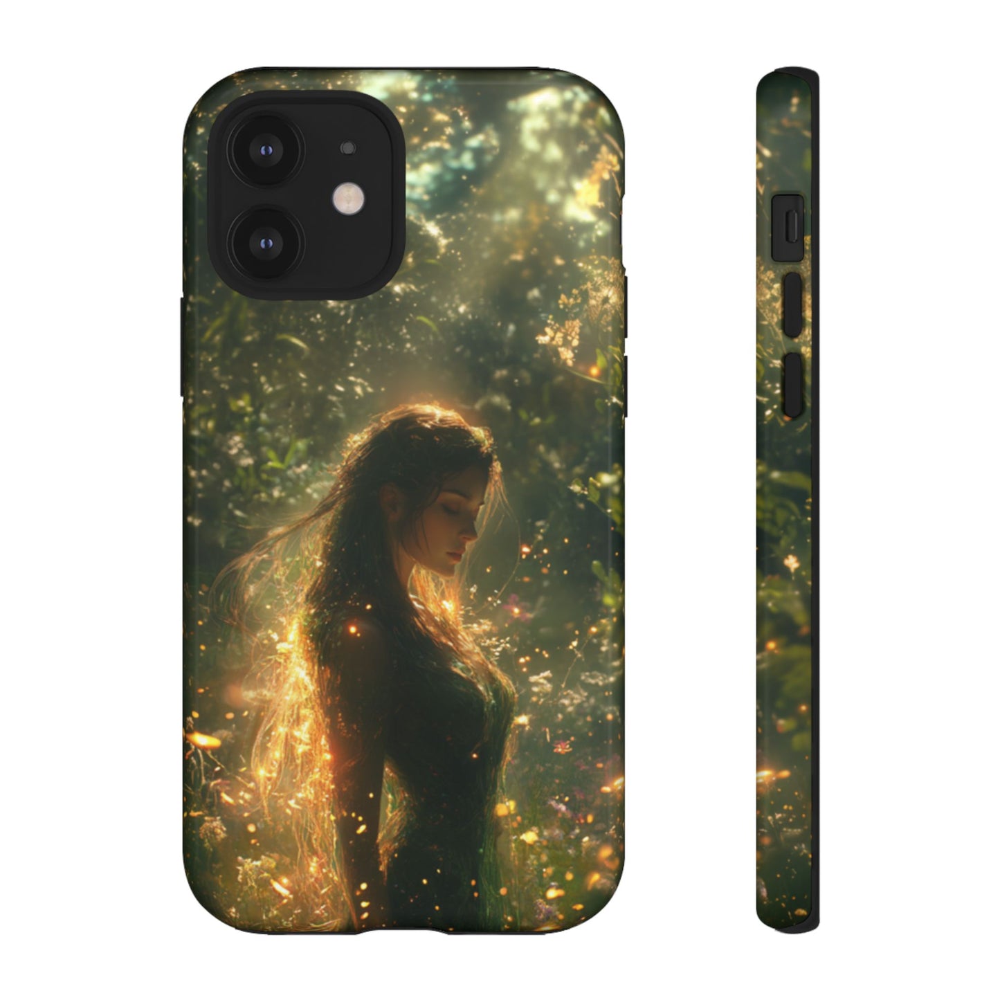 Forest Goddess Golden Light Meadow - Tough iPhone Case
