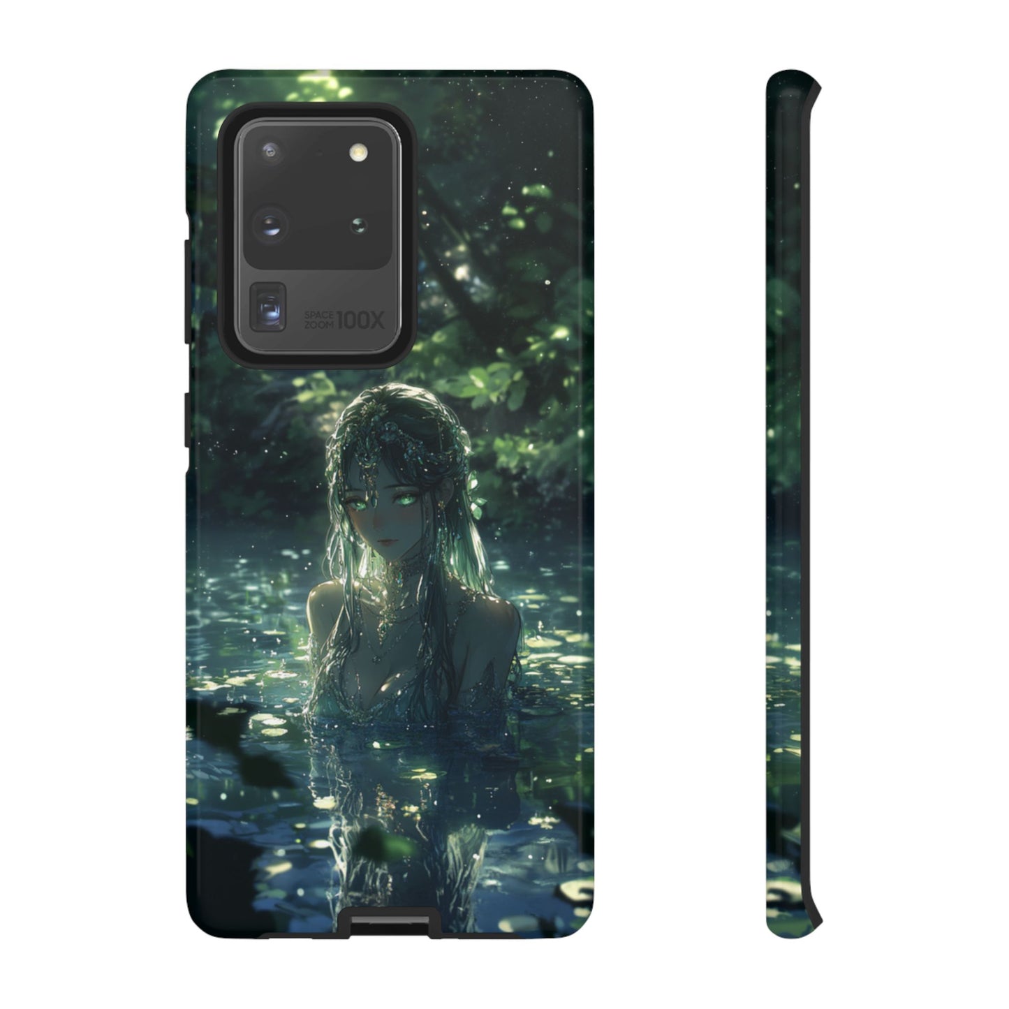 Forest Water Nymph Green Eyes Pond - Tough Samsung Galaxy Case