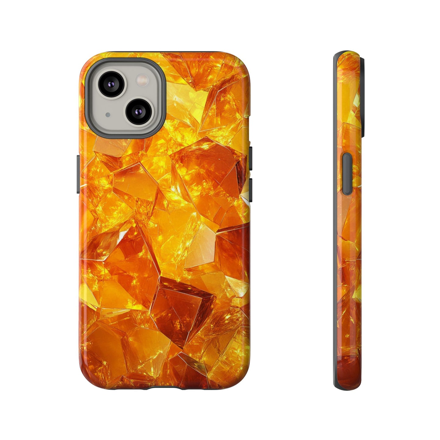 Amber Crystal Shards – Tough iPhone Case
