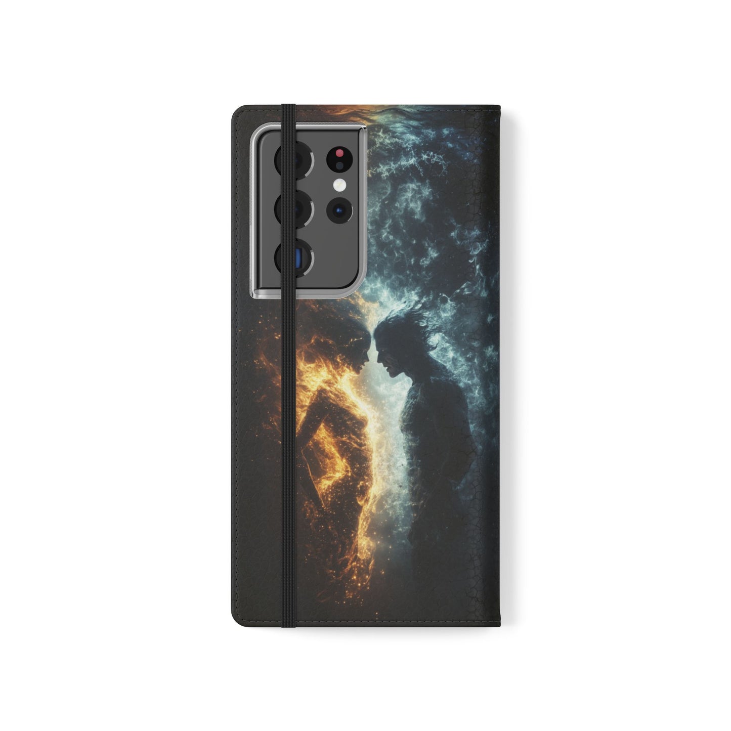 Fire & Frost Lovers - Wallet Flip Case