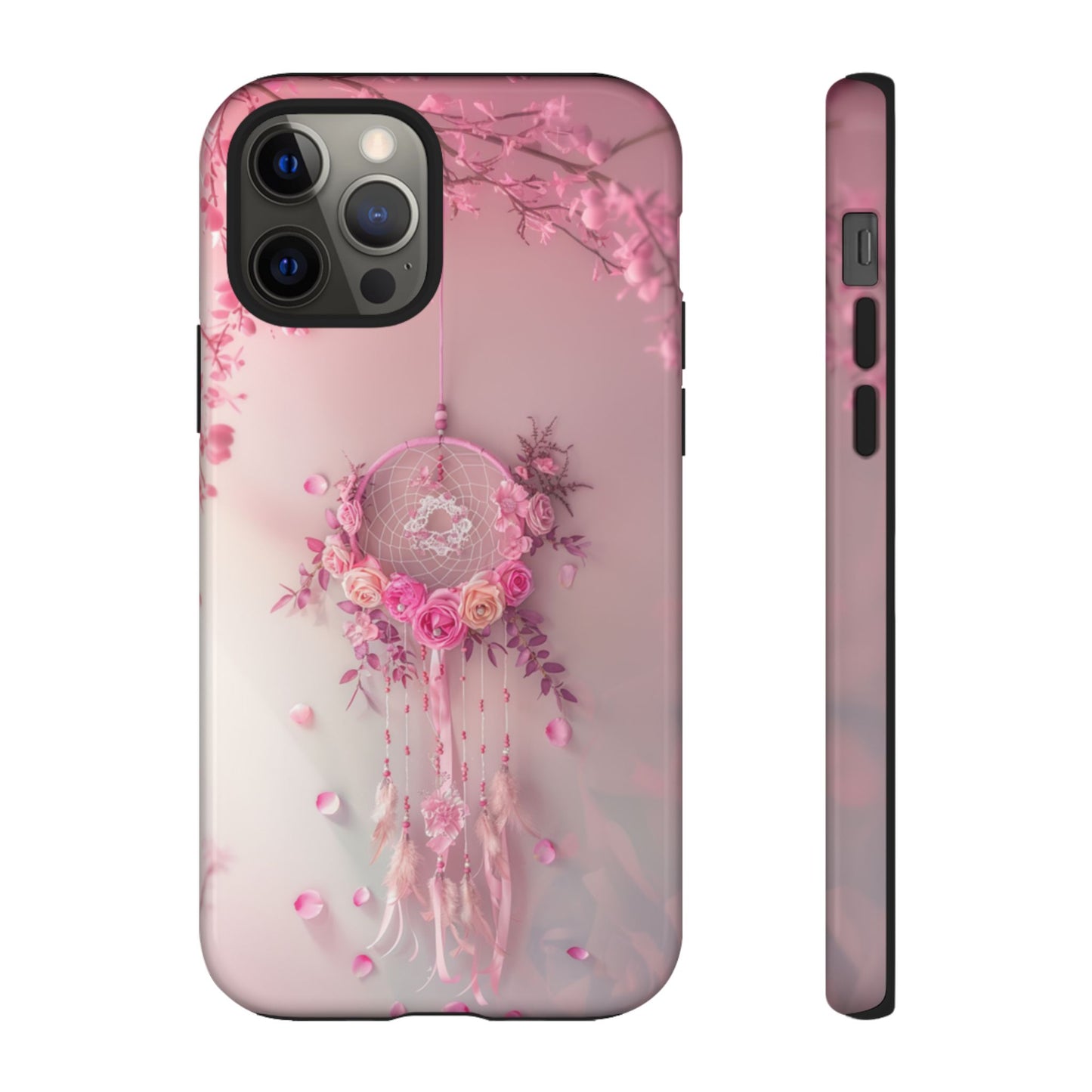 Pink Rose Dreamcatcher - Tough iPhone Case