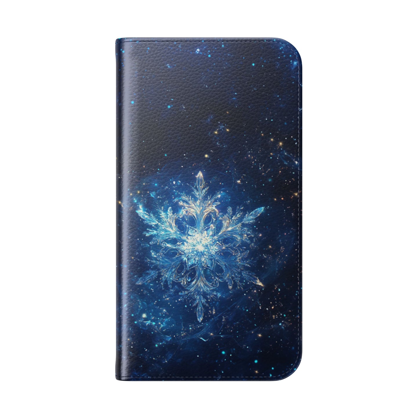 Cosmic Snowflake - Wallet Flip Case
