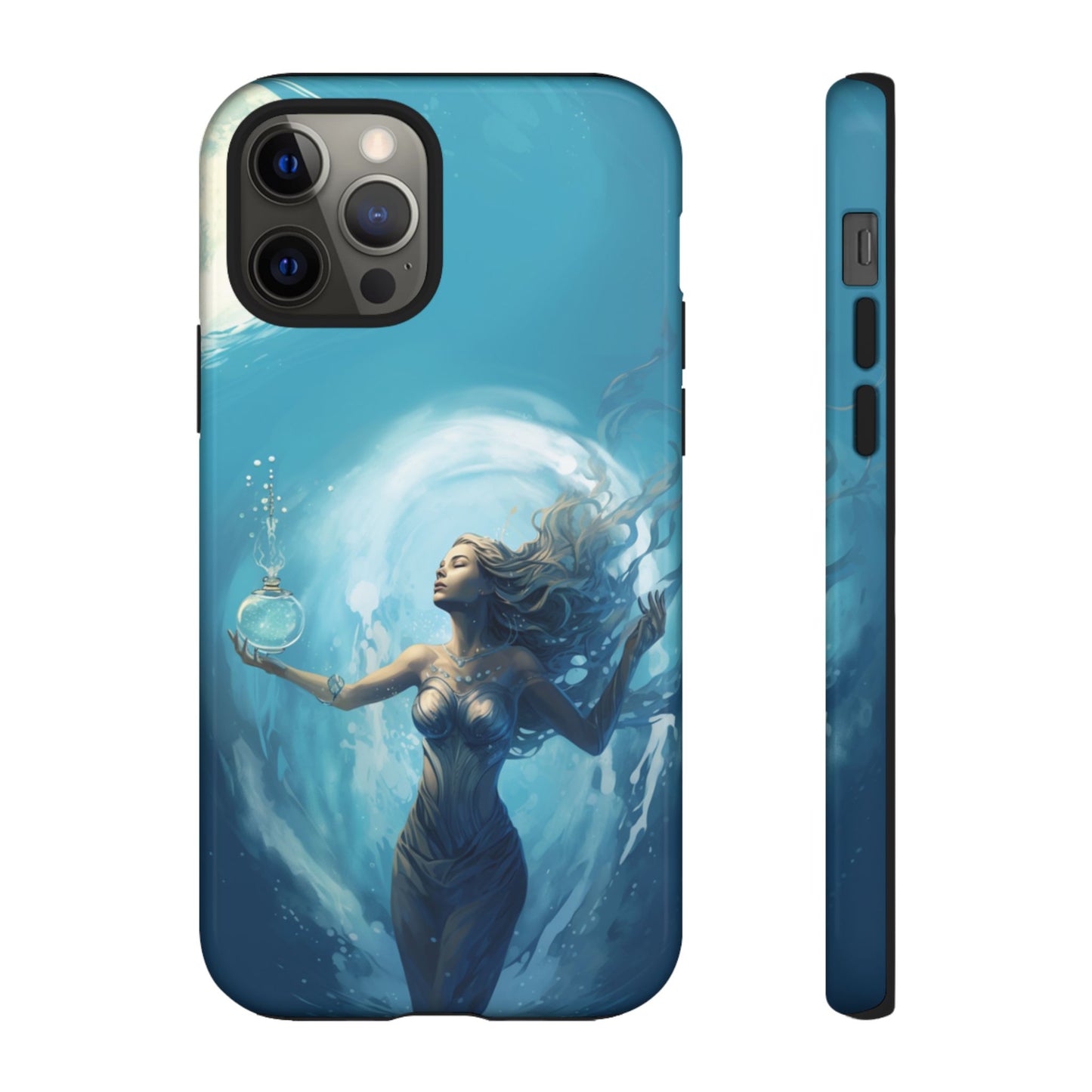 Aquarius Lunar Water Bearer Phone Case – iPhone, Google Pixel, Samsung Galaxy