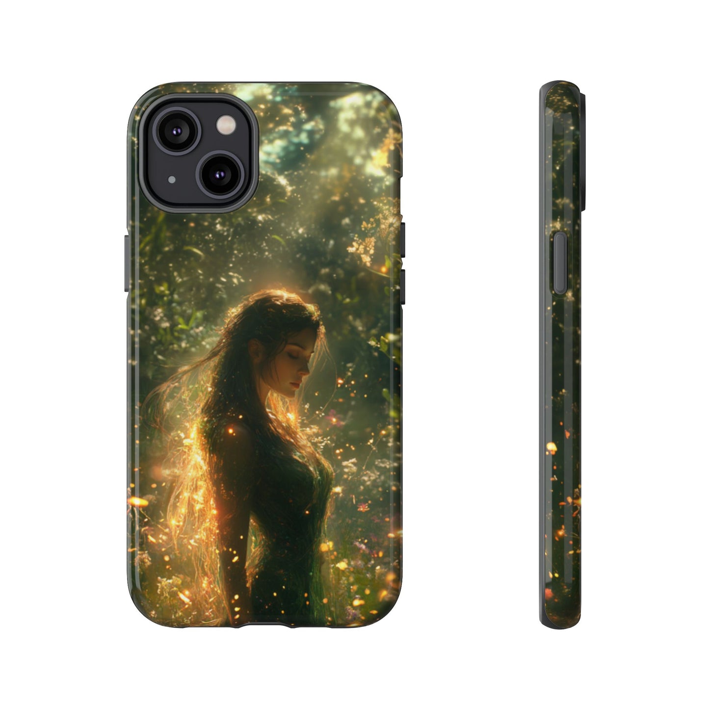 Forest Goddess Golden Light Meadow - Tough iPhone Case