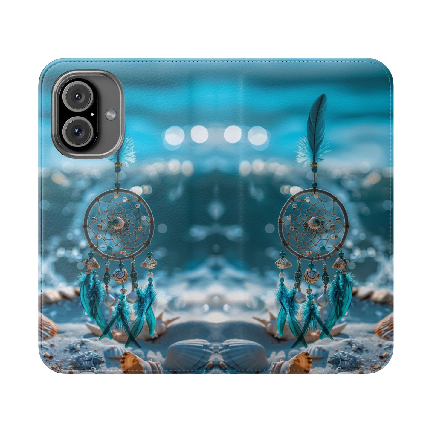 Ocean Beach Dreamcatcher - Wallet Flip Case