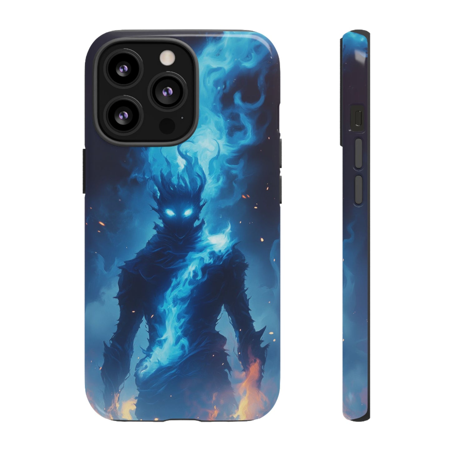Blue Flame Spirit - Tough iPhone Case