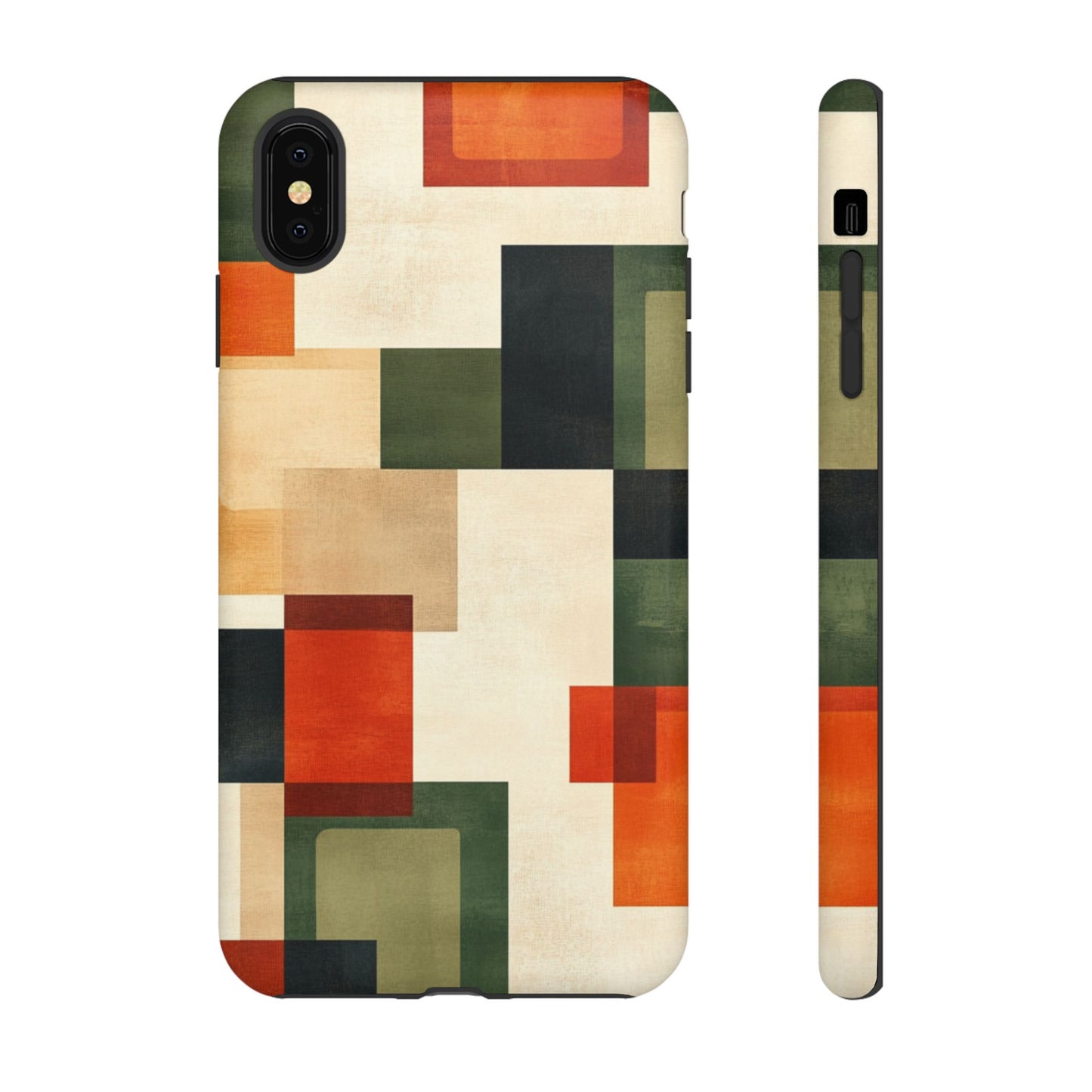 Mid-Century Modern Geometric Pattern Phone Case - iPhone, Google Pixel, Samsung Galaxy