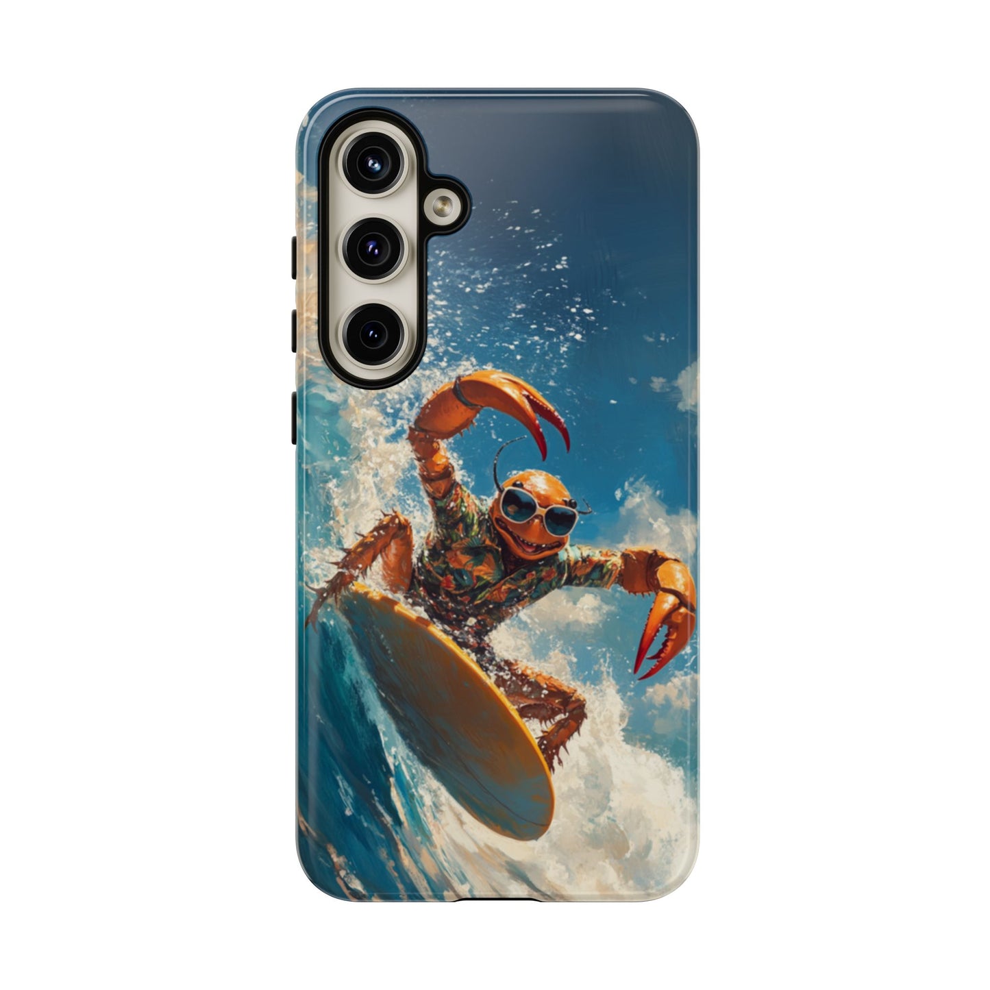 Surfing Crab - Tough Samsung Galaxy Case
