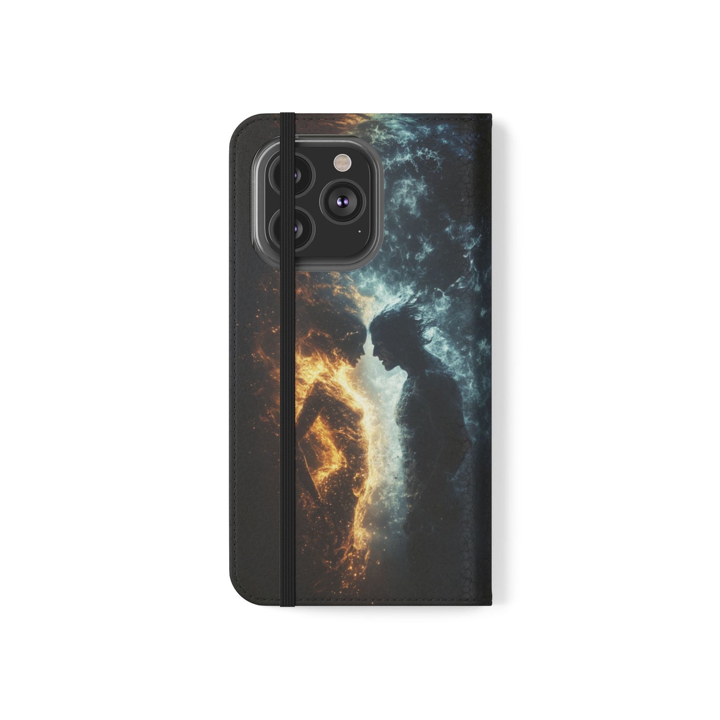 Fire & Frost Lovers - Wallet Flip Case