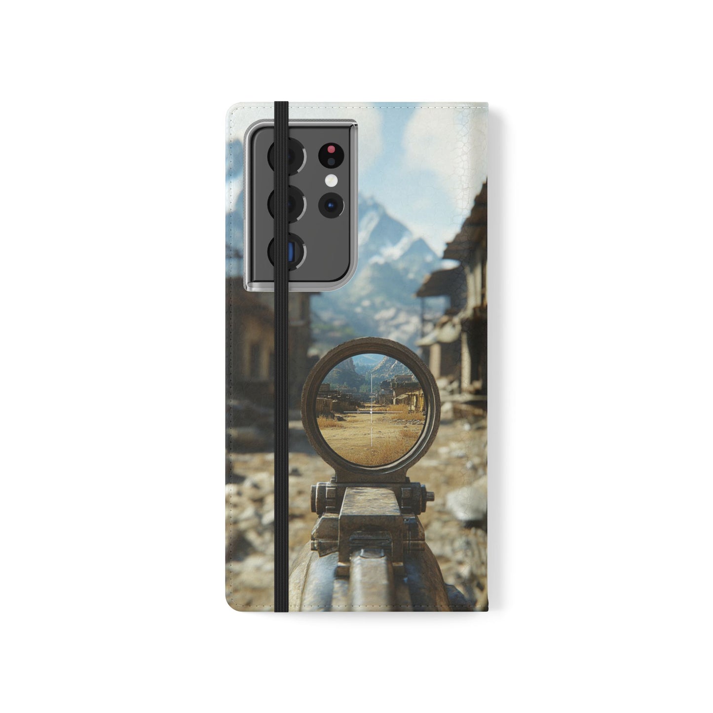 Desert Sniper Focus - Wallet Flip Case