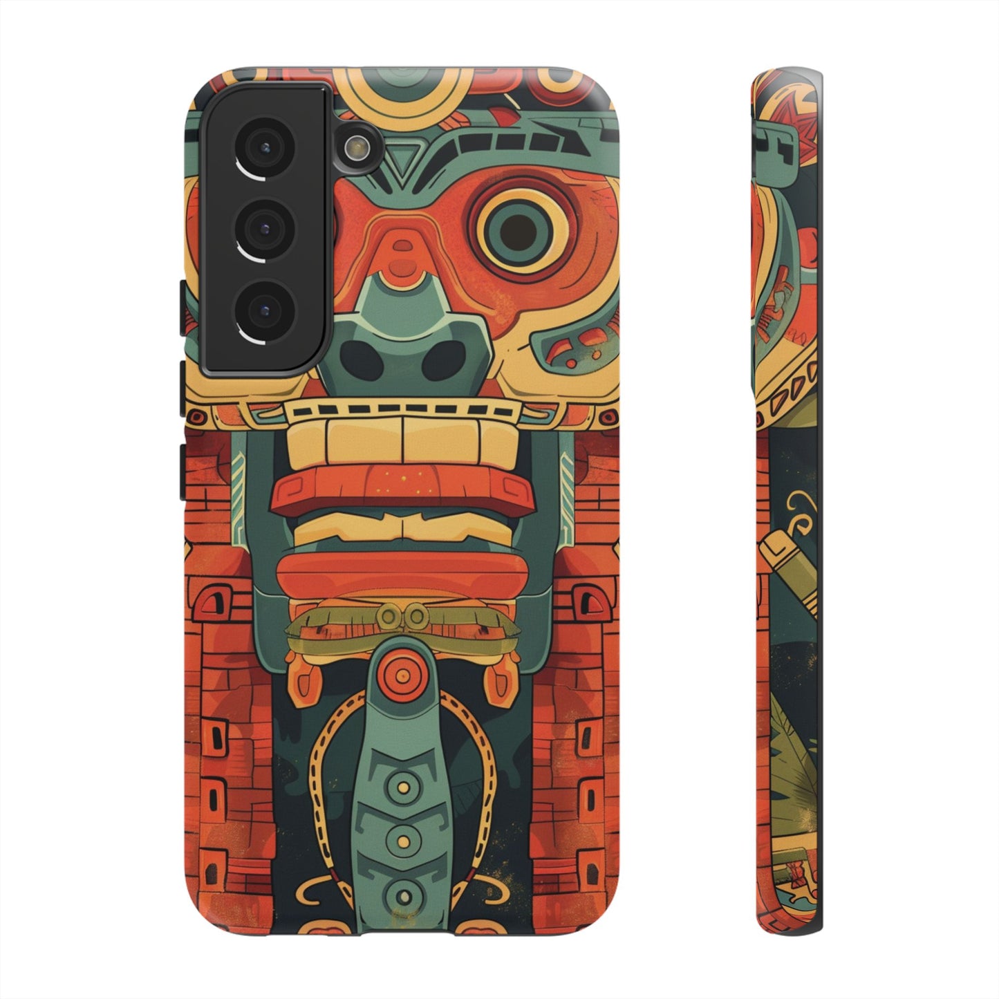 Vivid Ancient Glyphs Phone Case - iPhone, Google Pixel, Samsung