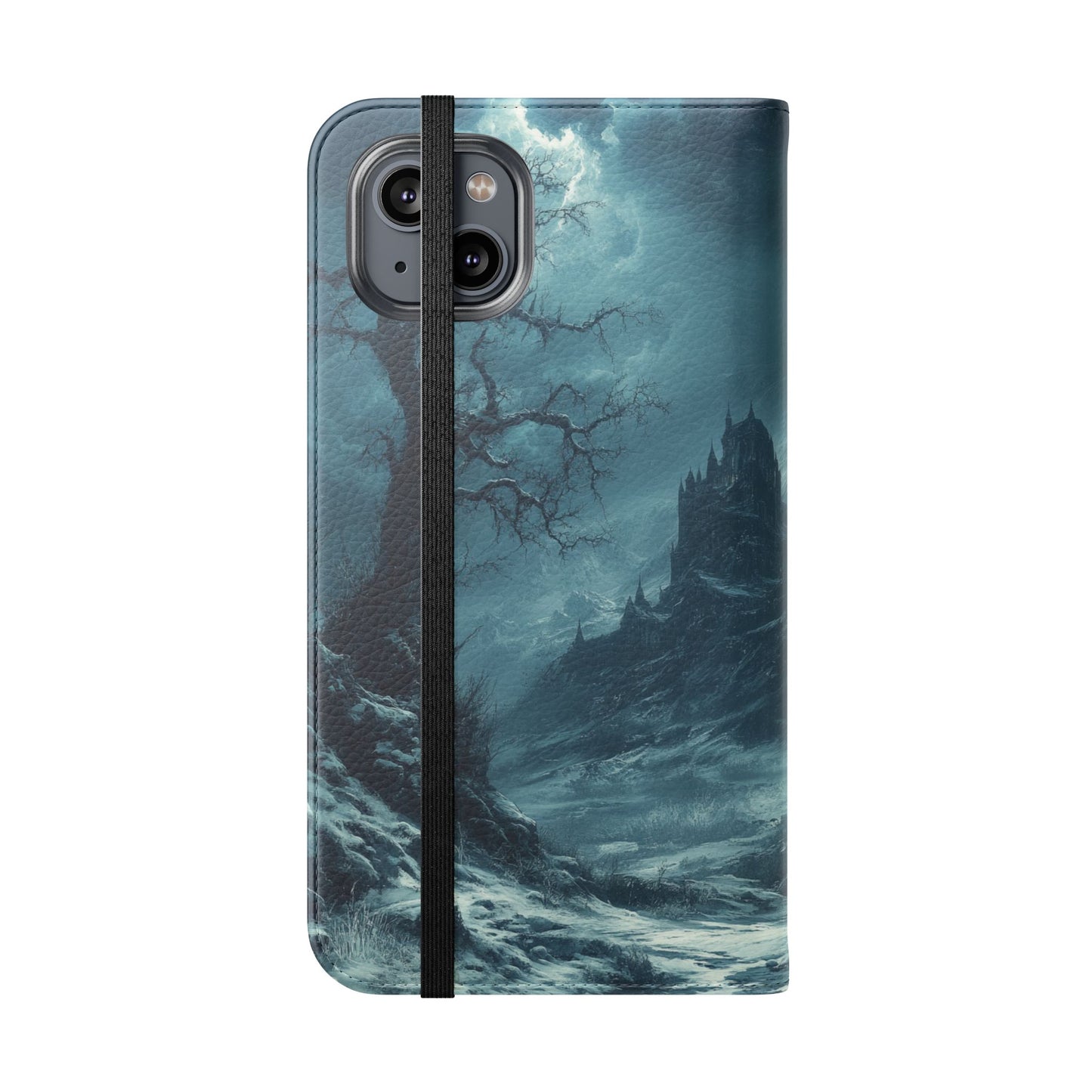 Stormy Castle - Wallet Flip Case
