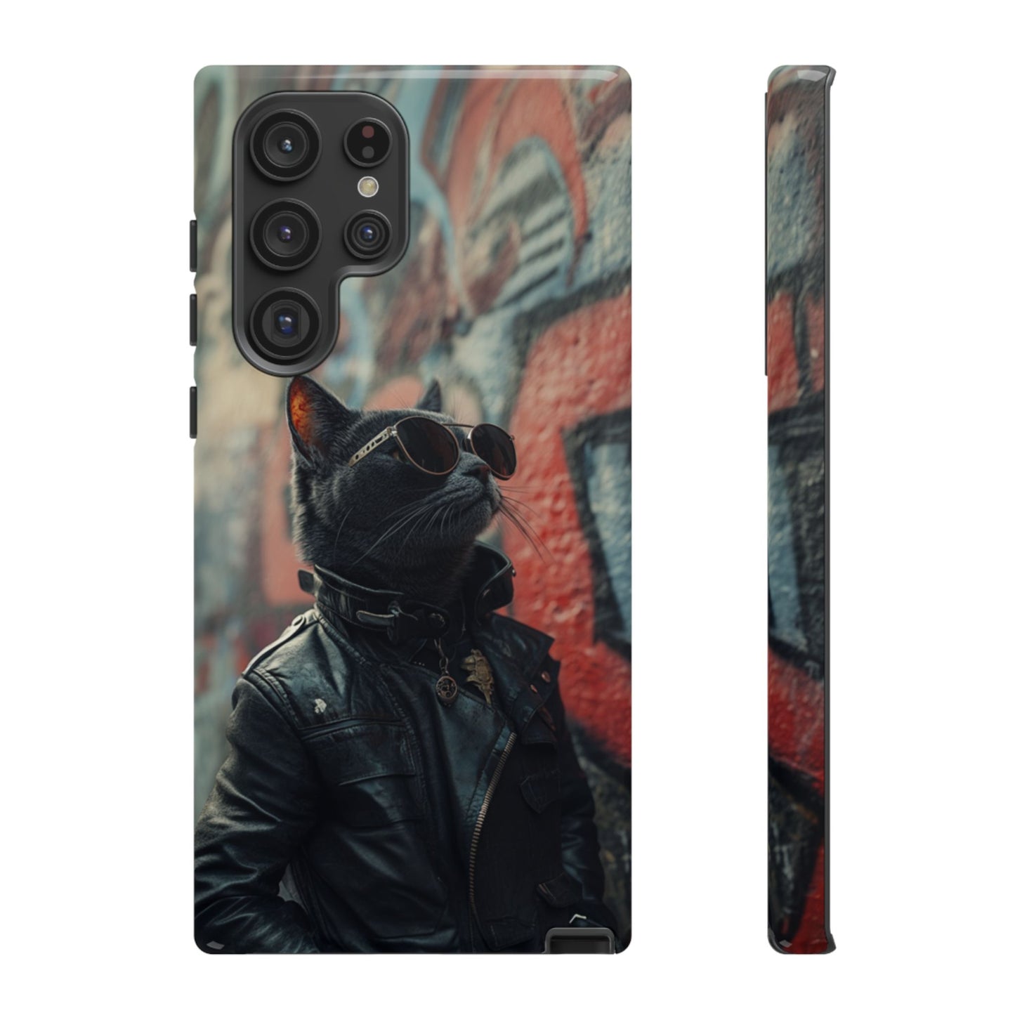 Punk Rock Cat Phone Case – iPhone, Google Pixel, Samsung Galaxy