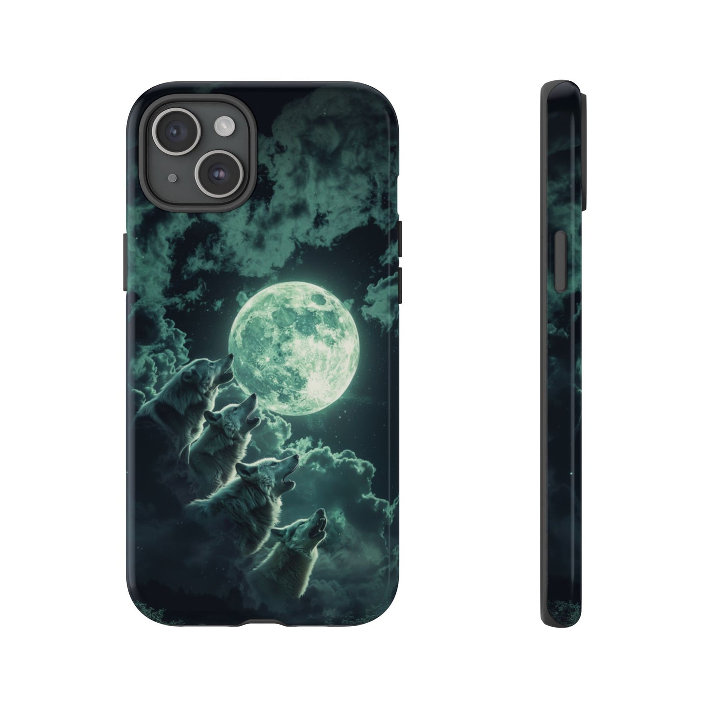 Moonlit Wolf Chorus - Tough iPhone Case