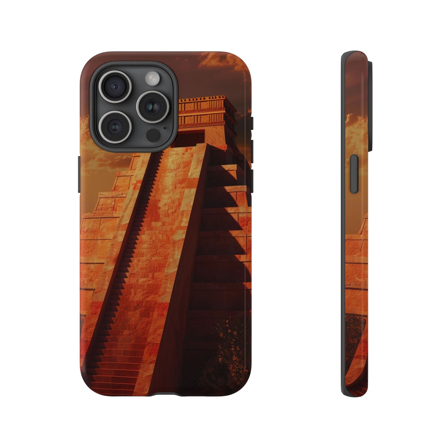 Mayan Pyramid Twilight Phone Case – iPhone, Google Pixel, Samsung Galaxy